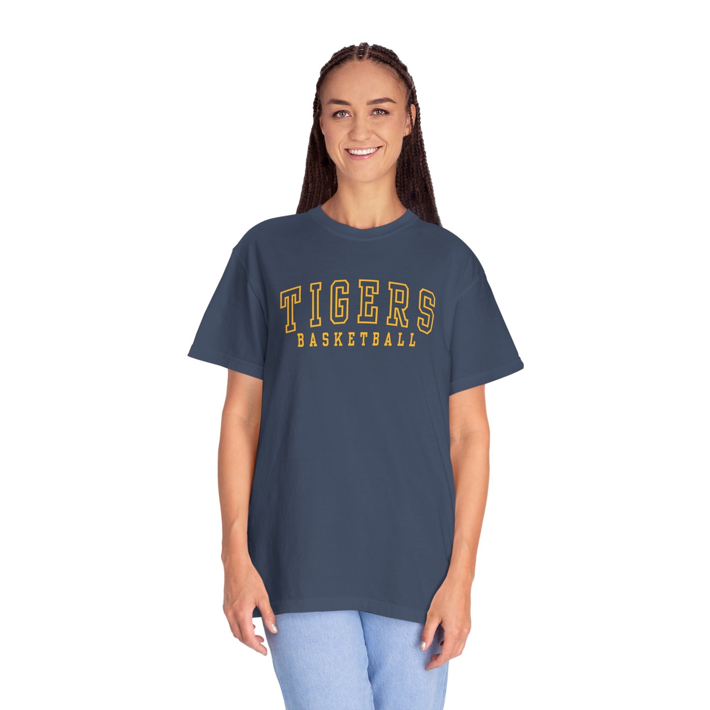 Tigers Basketball Tee - Comfort Colors