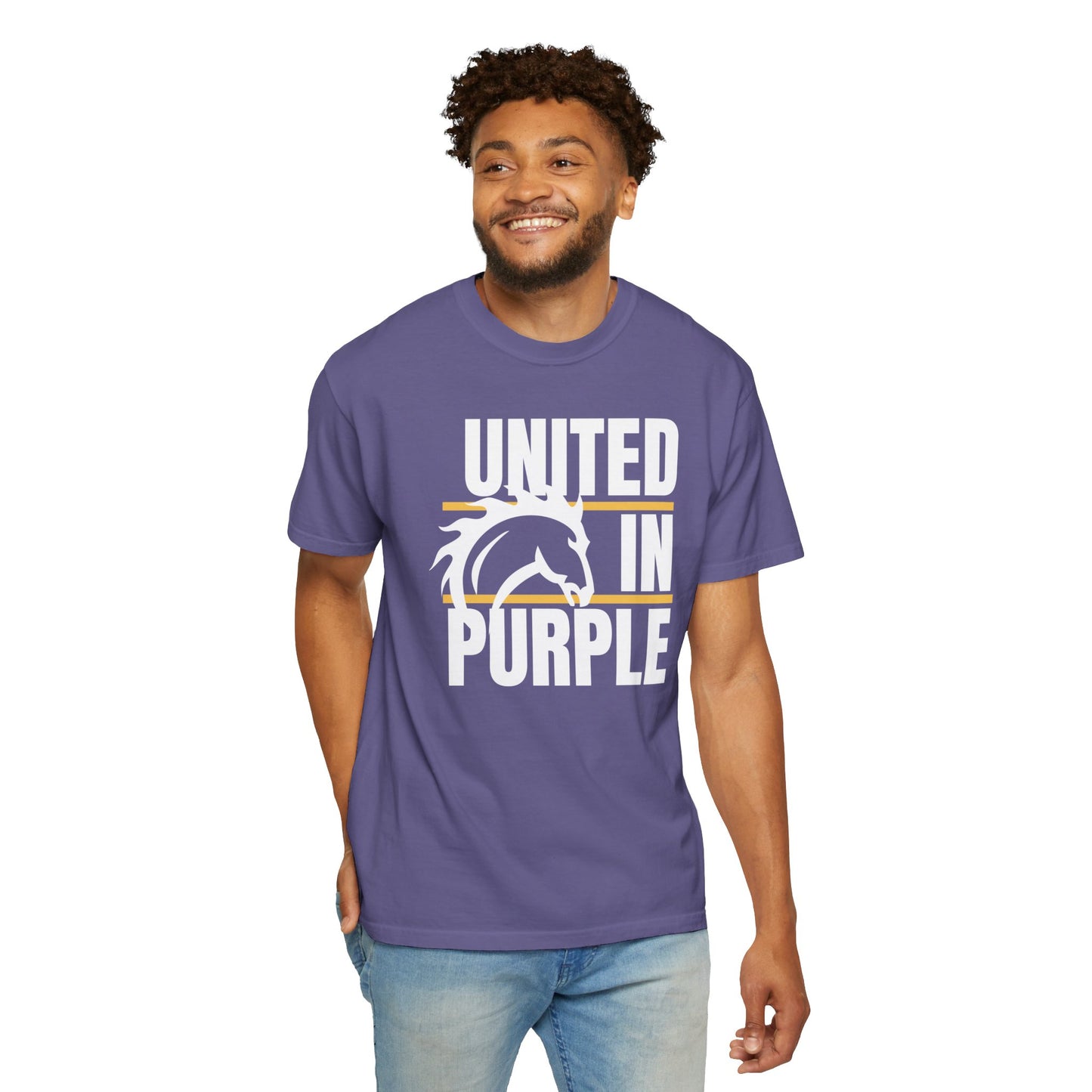 United In Purple Tee - Comfort Colors