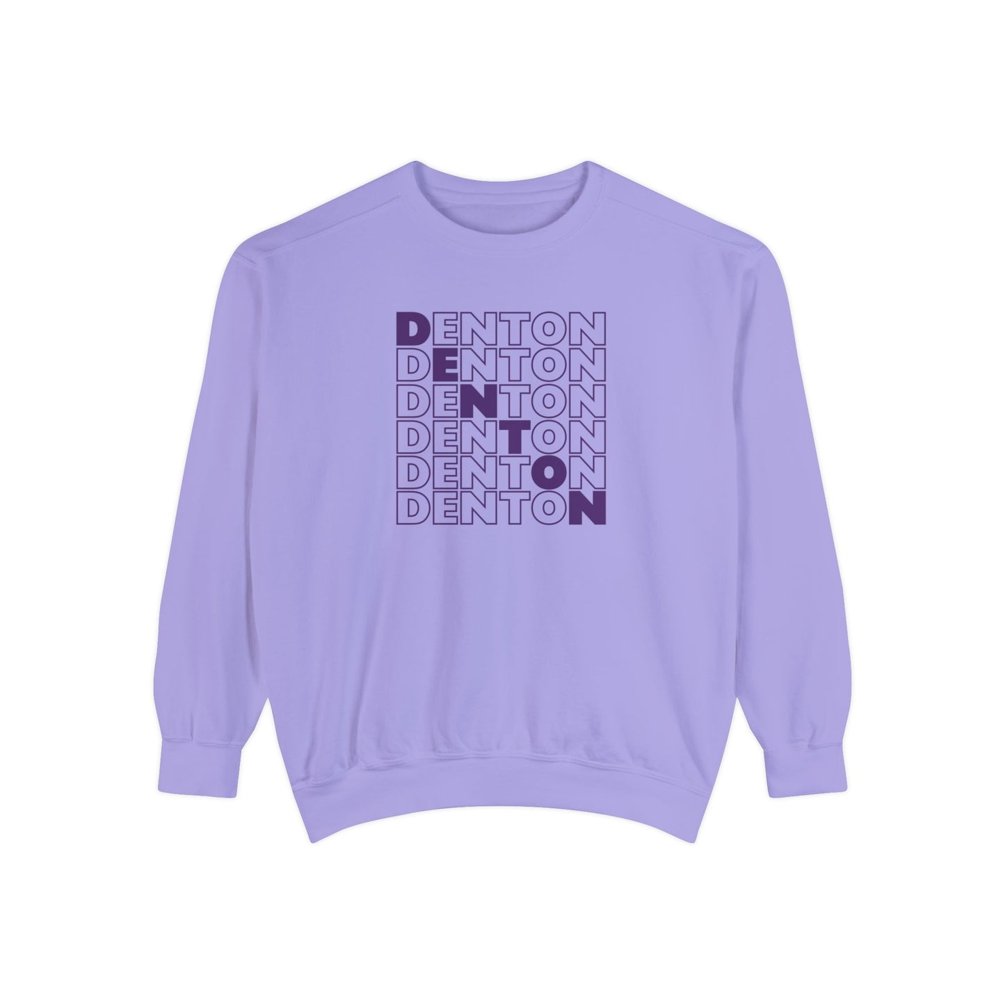 Premium Denton Repeat Sweatshirt - Comfort Colors