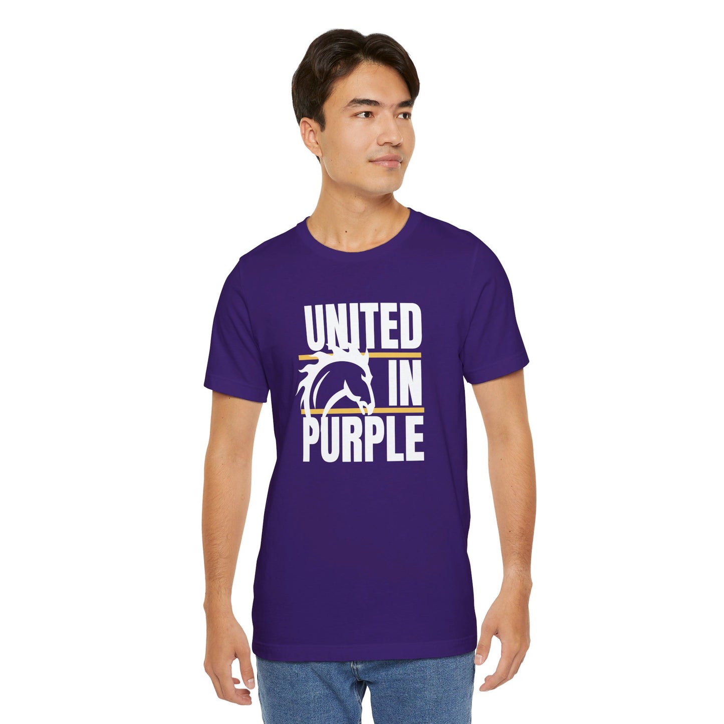 United In Purple Tee - Bella Canvas