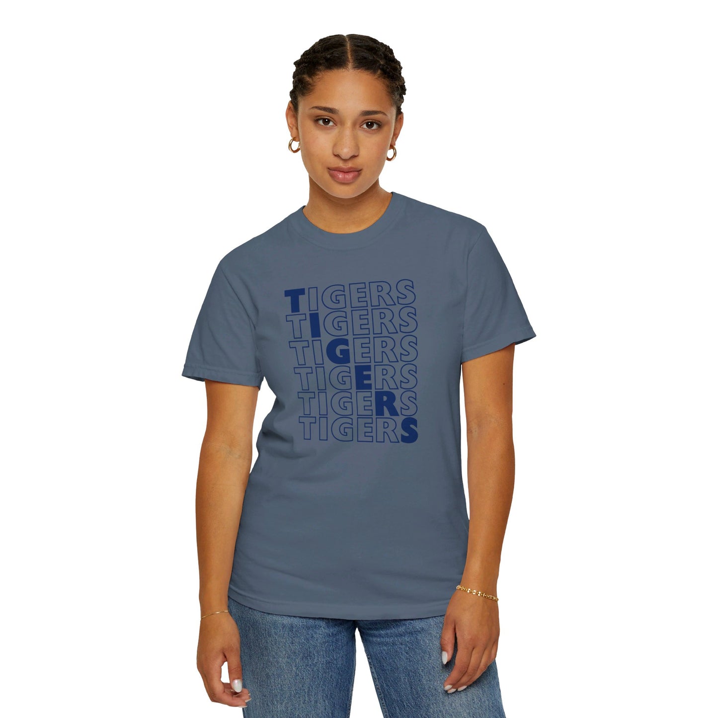 Tigers Repeat Tee - Comfort Colors