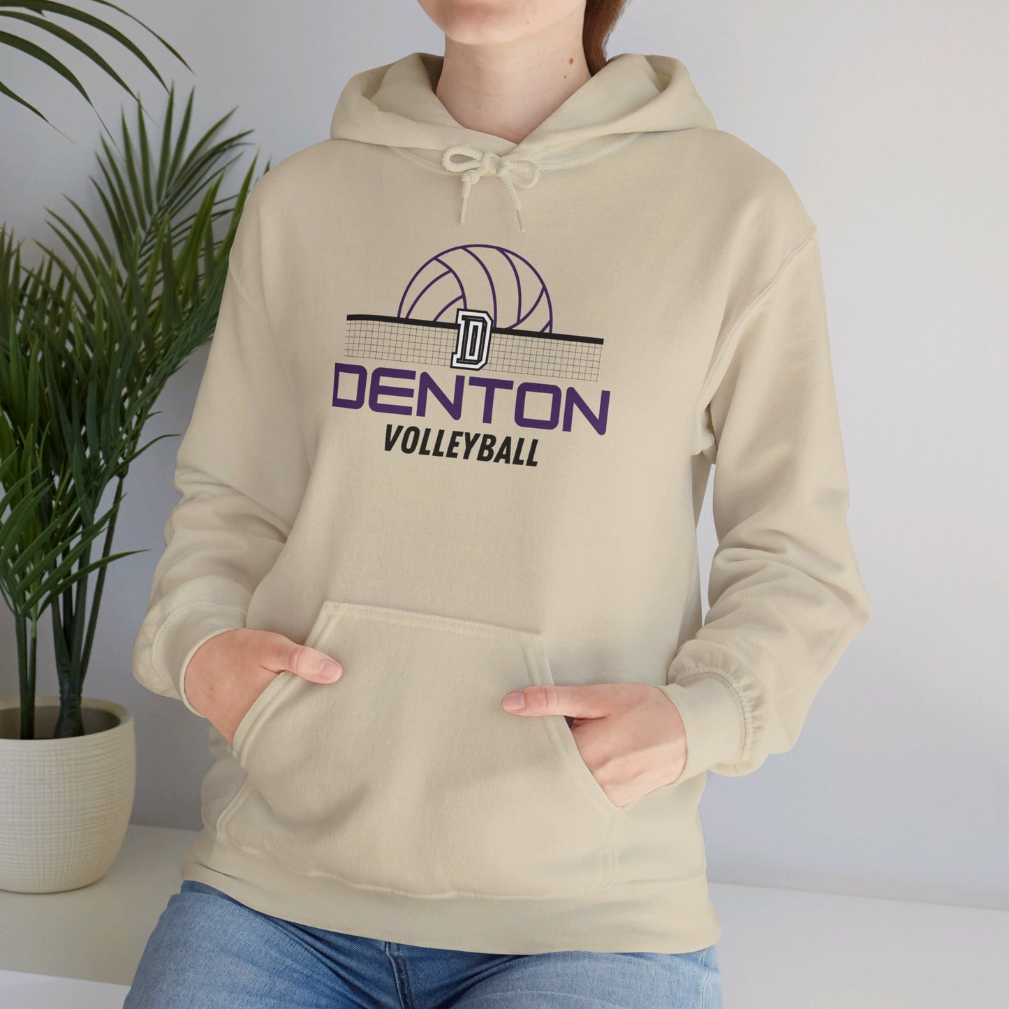 Denton Volleyball Net Hoodie