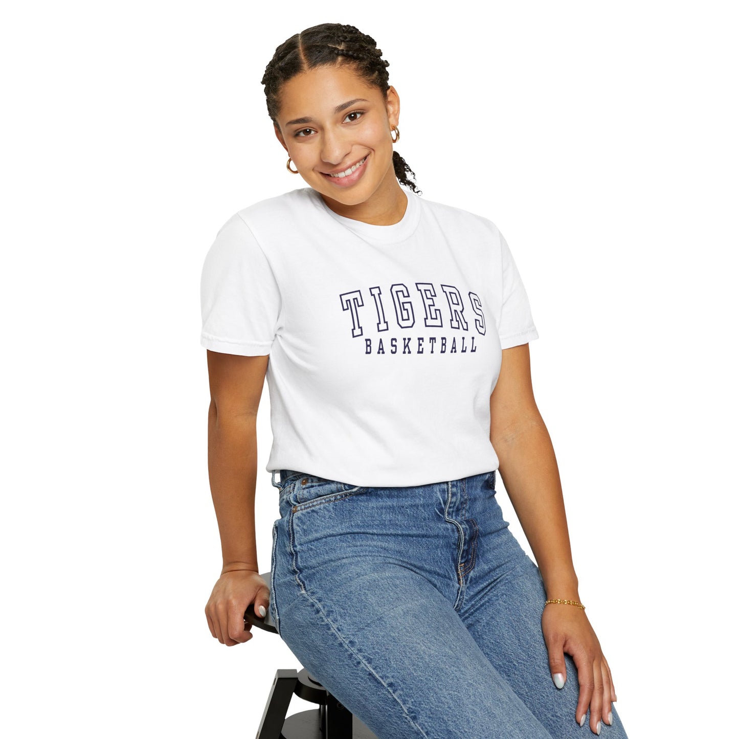 Tigers Basketball Tee - Comfort Colors