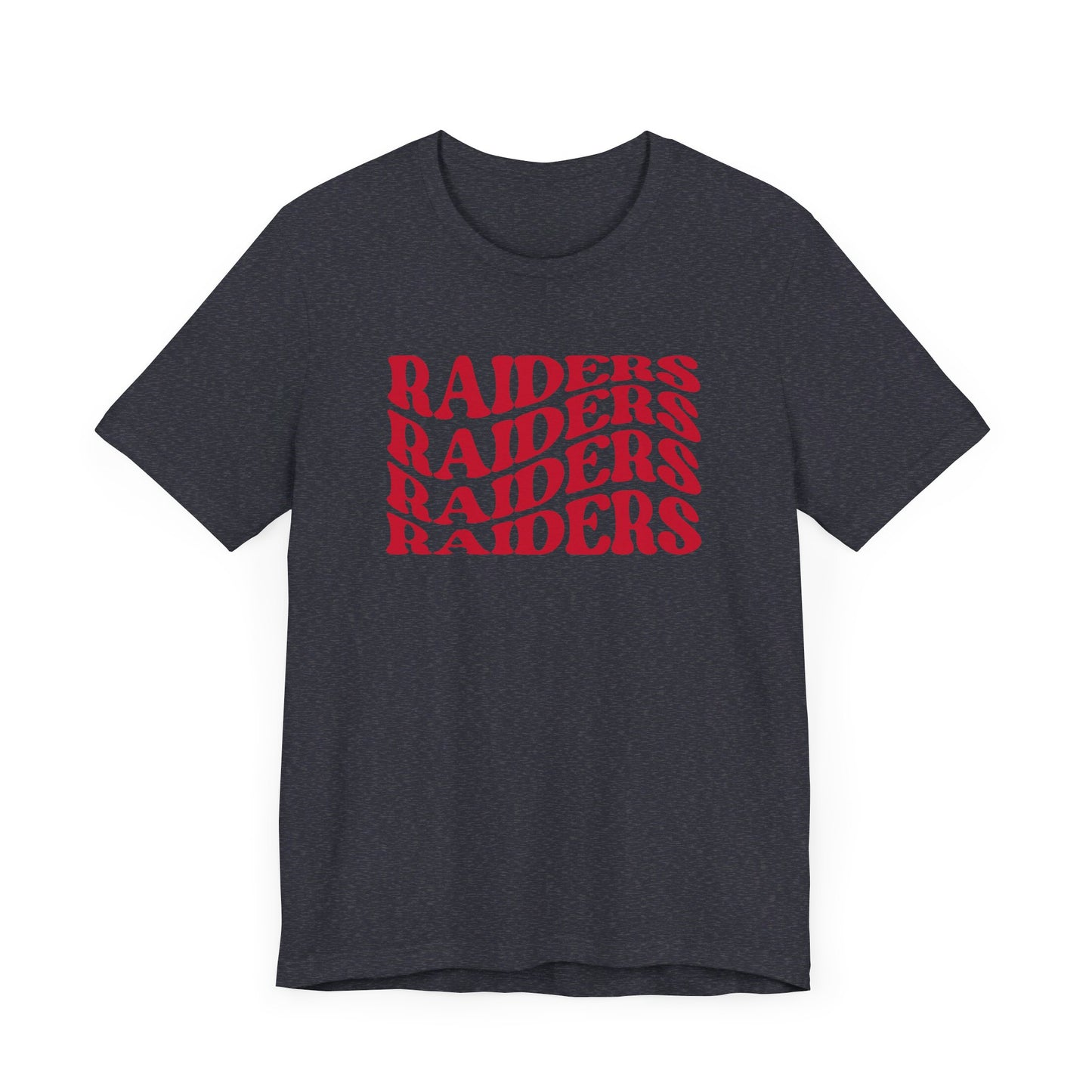 Raiders Wavy Tee - Bella Canvas