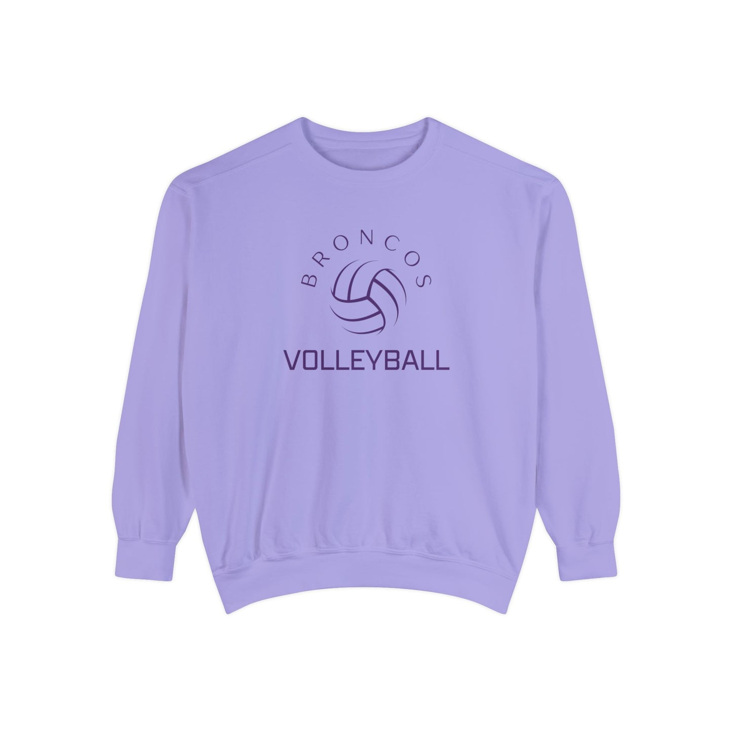 Premium Bronco Volleyball Sweatshirt - Comfort Colors