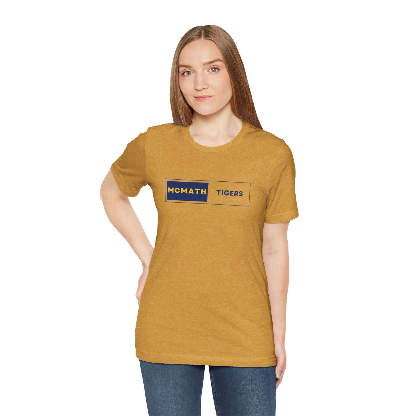 McMath Tigers Block Tee - Bella Canvas