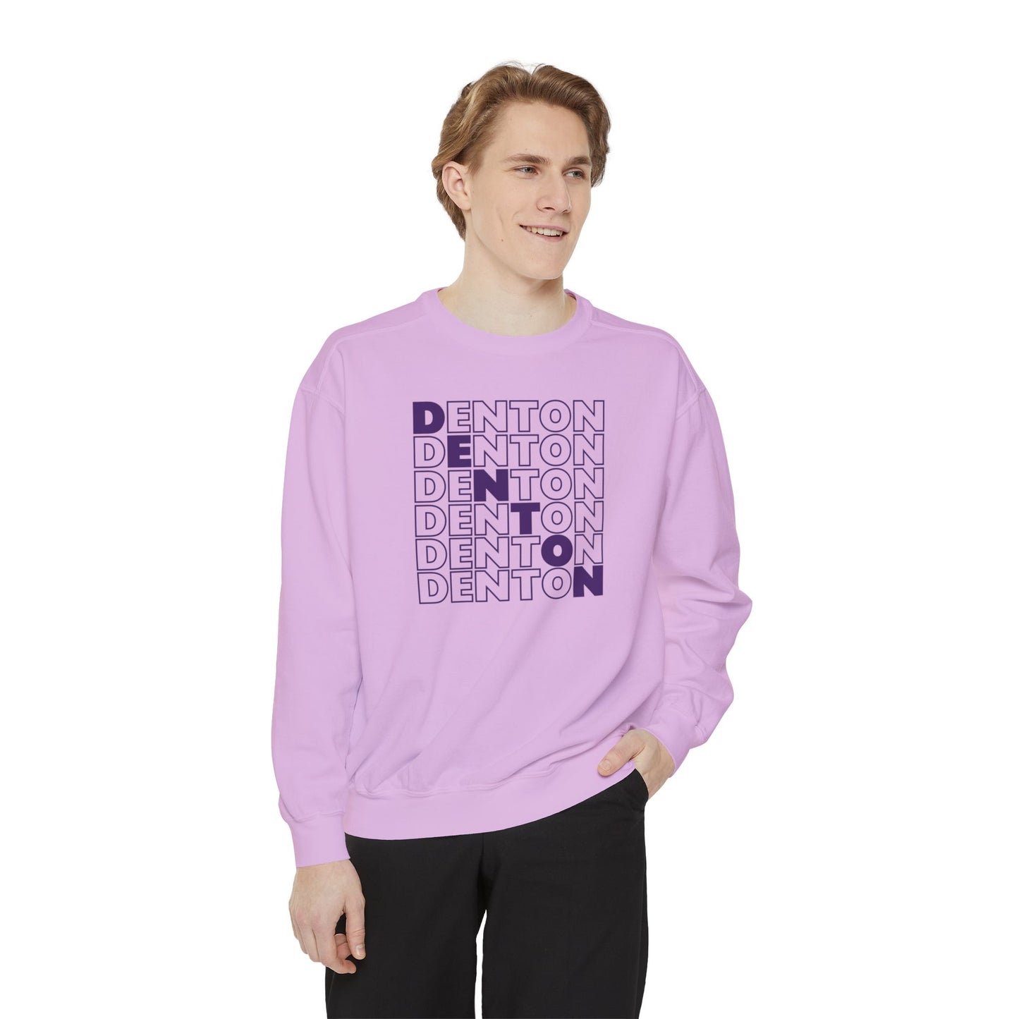 Premium Denton Repeat Sweatshirt - Comfort Colors