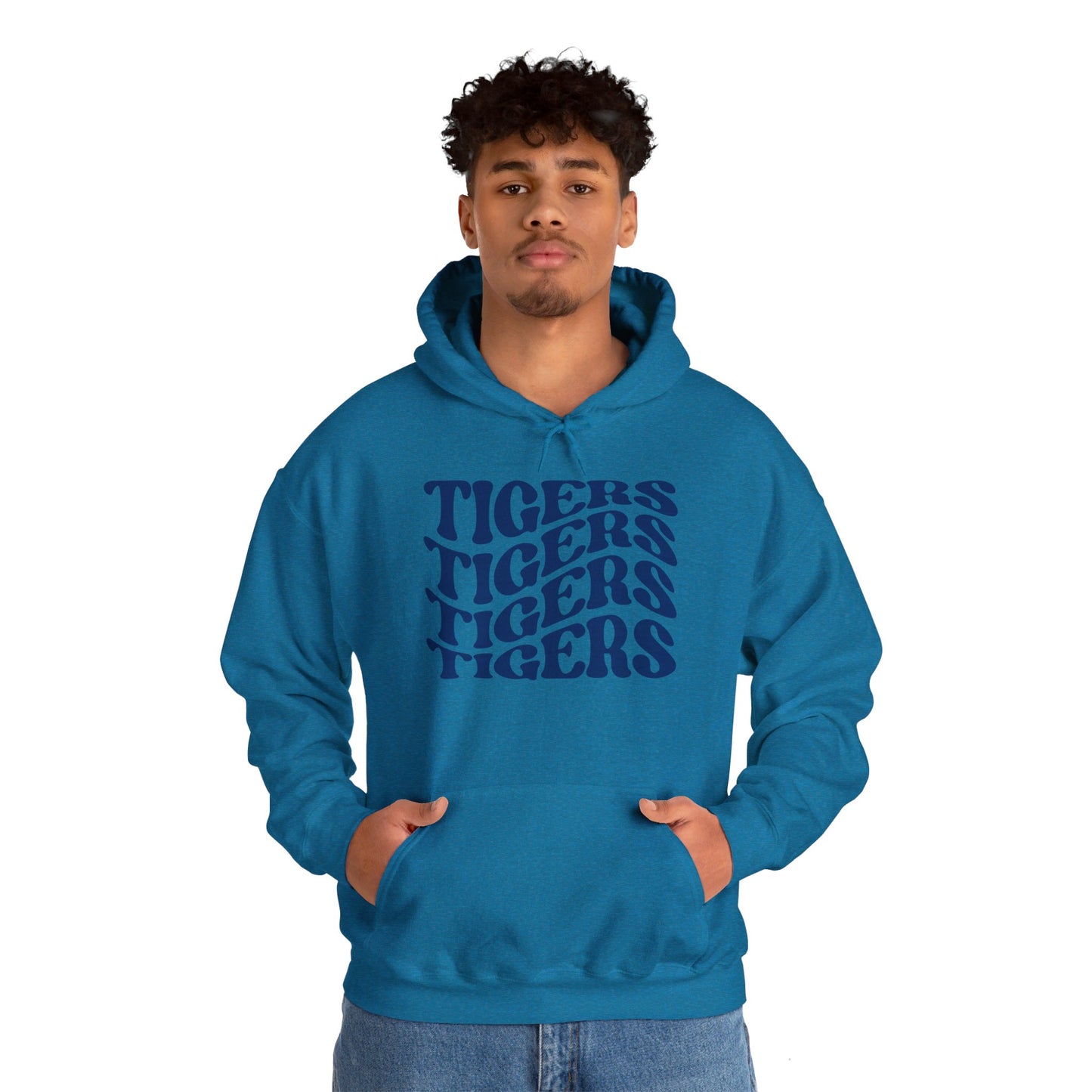 Tigers Wavy Hoodie