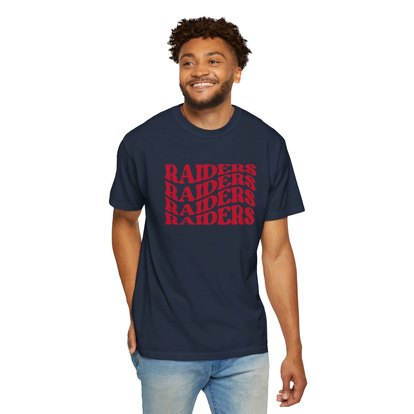 Raiders Wavy Tee - Comfort Colors