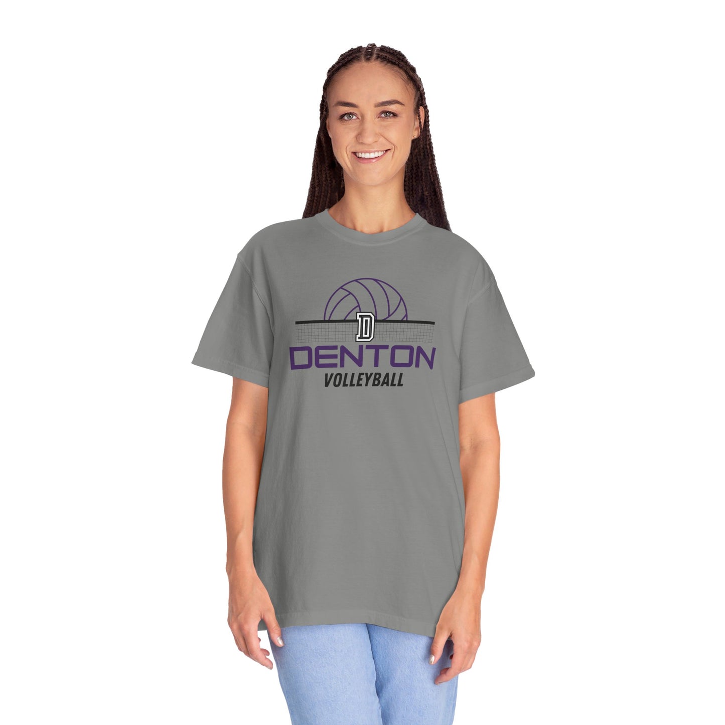 Denton Volleyball Net Tee - Comfort Colors