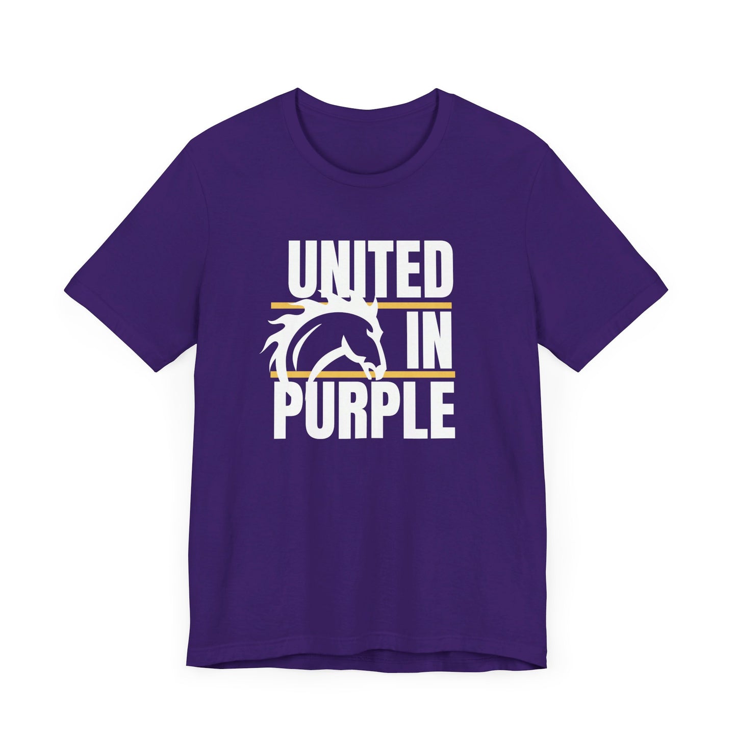 United In Purple Tee - Bella Canvas