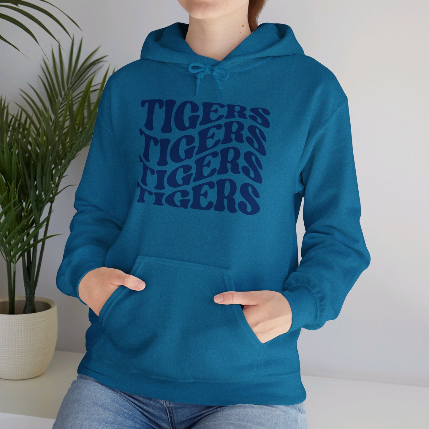 Tigers Wavy Hoodie