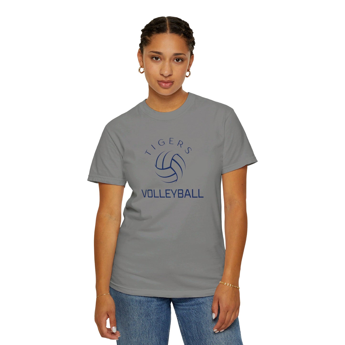 Tigers Volleyball Tee - Comfort Colors