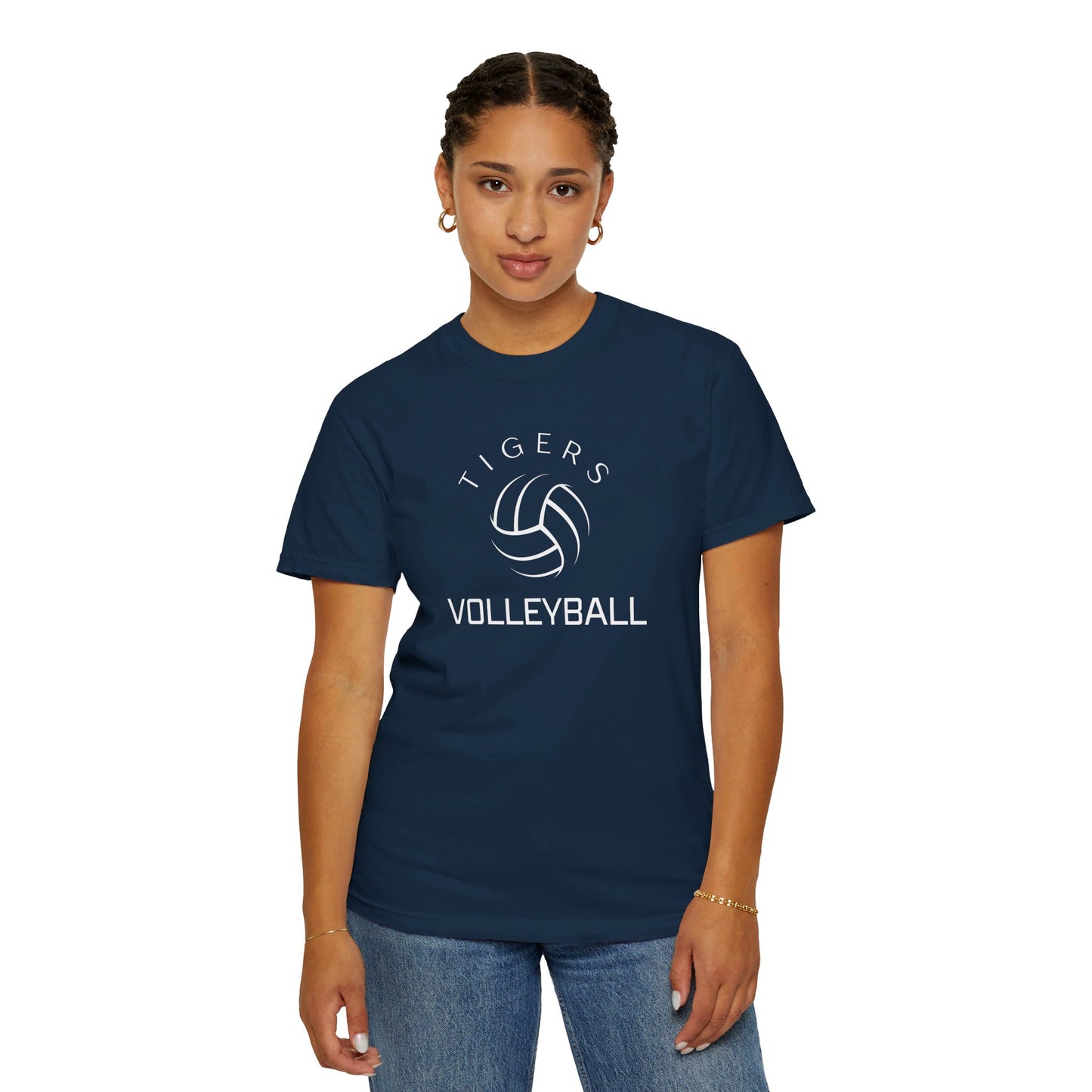 Tigers Volleyball Tee - Comfort Colors