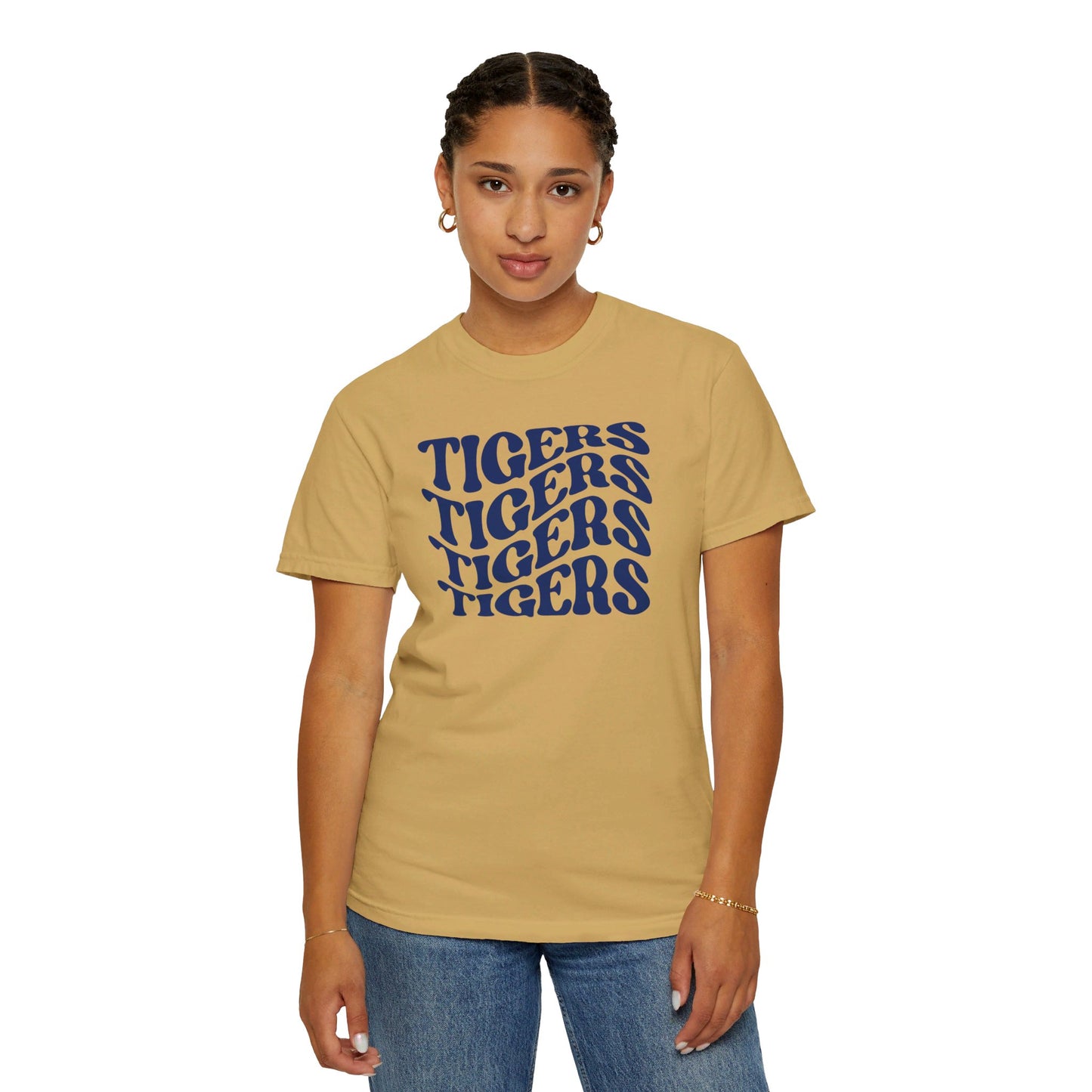 Tigers Wavy Tee - Comfort Colors