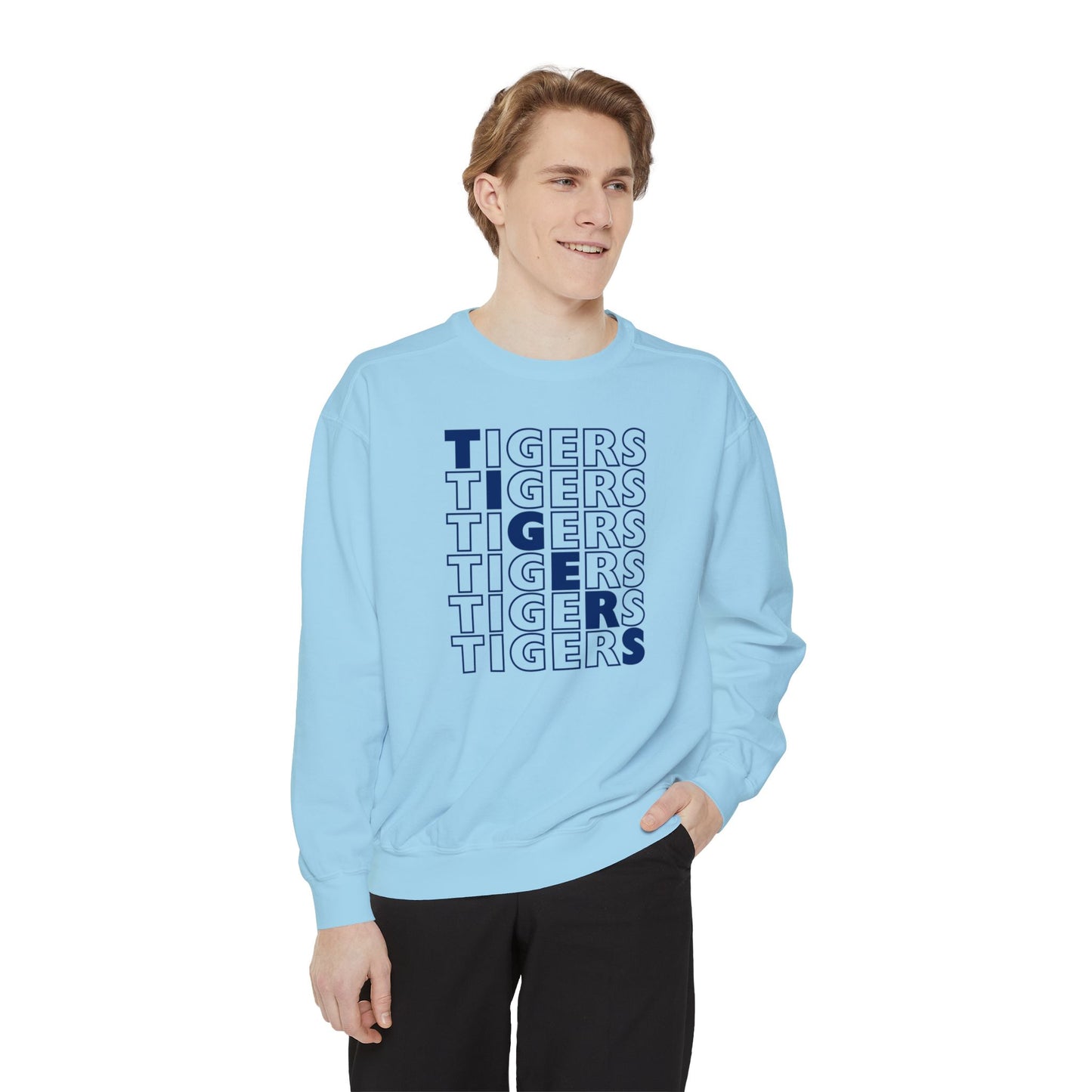 Premium Tigers Repeat Sweatshirt - Comfort Colors