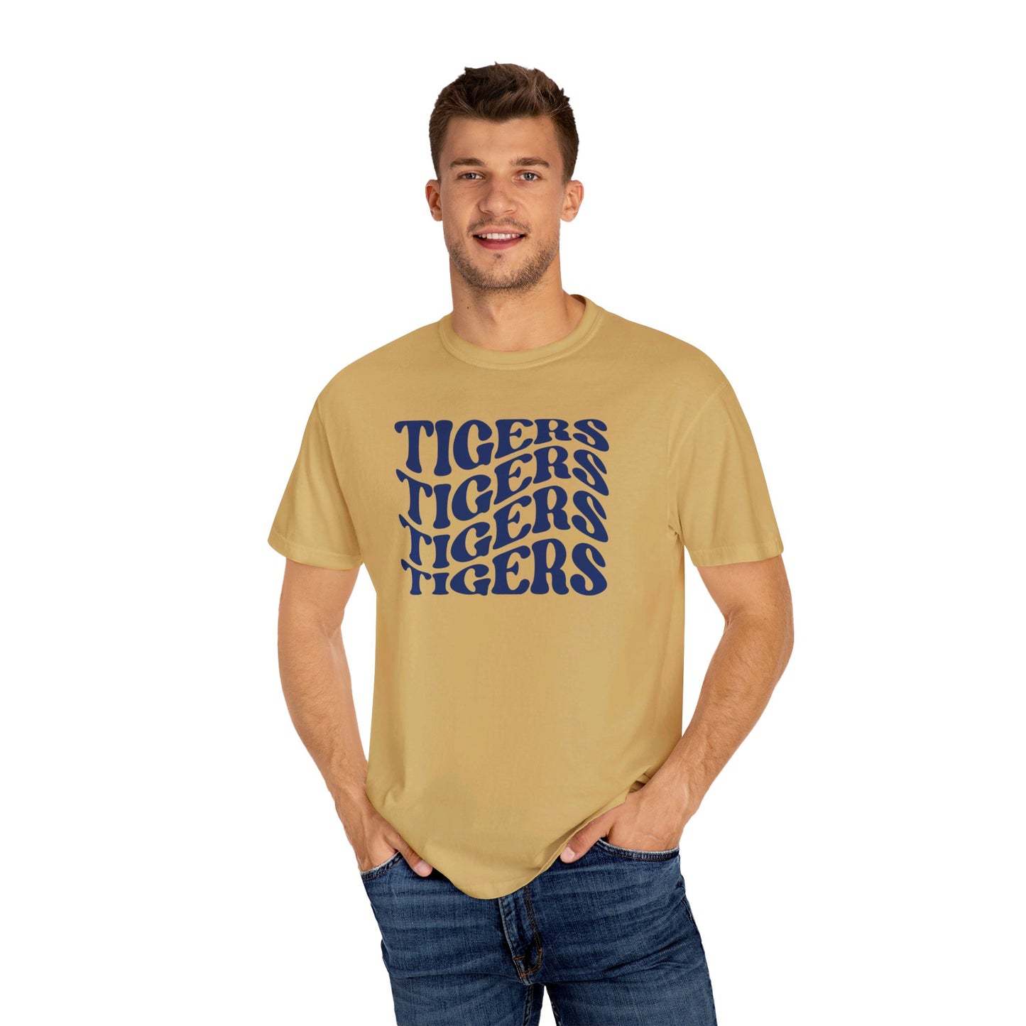 Tigers Wavy Tee - Comfort Colors