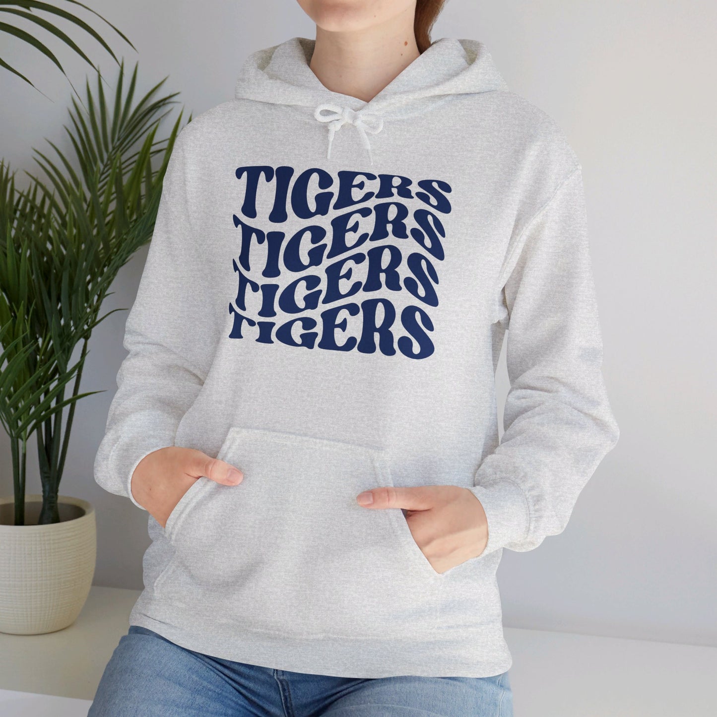 Tigers Wavy Hoodie