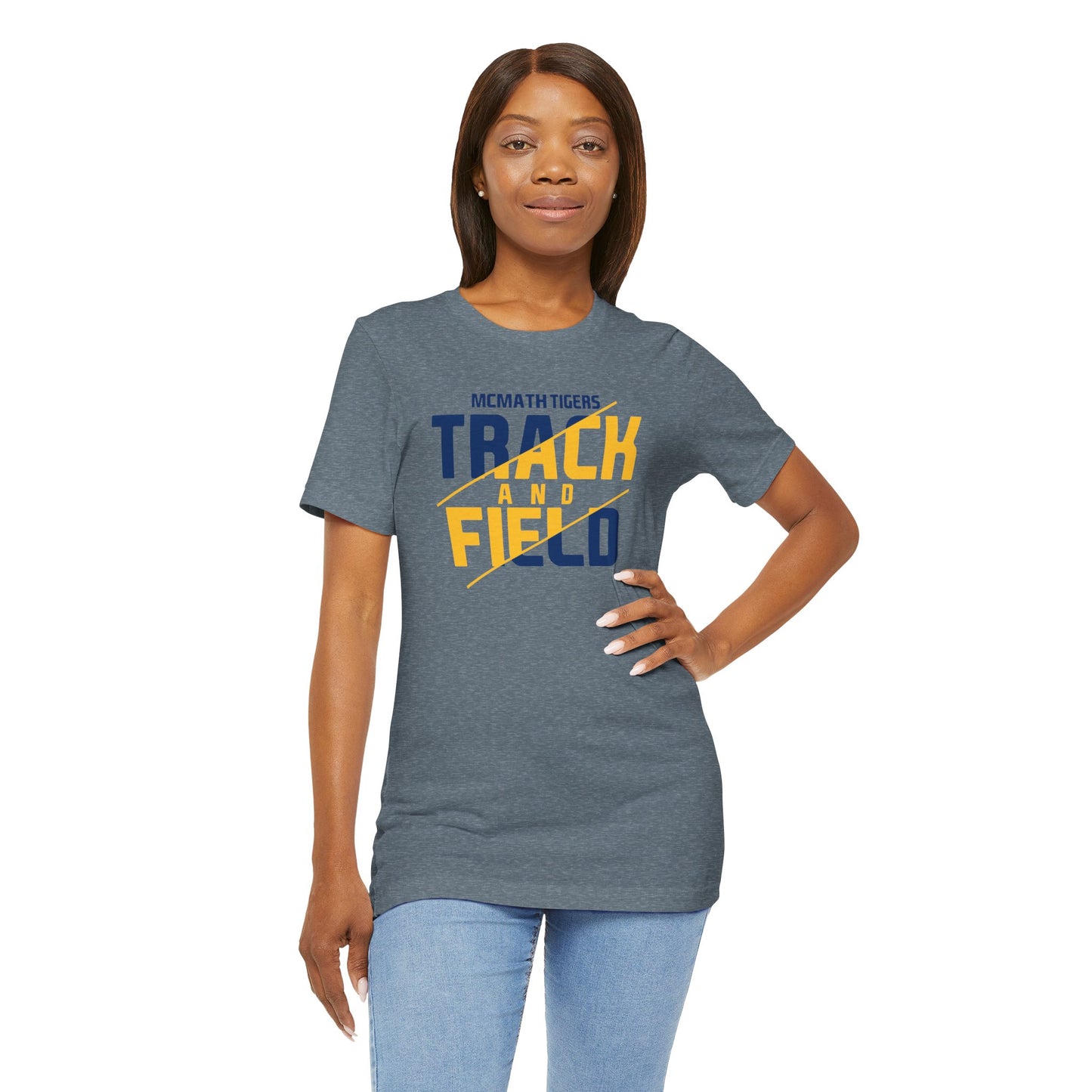 McMath Track & Field Slice Tee - Bella Canvas