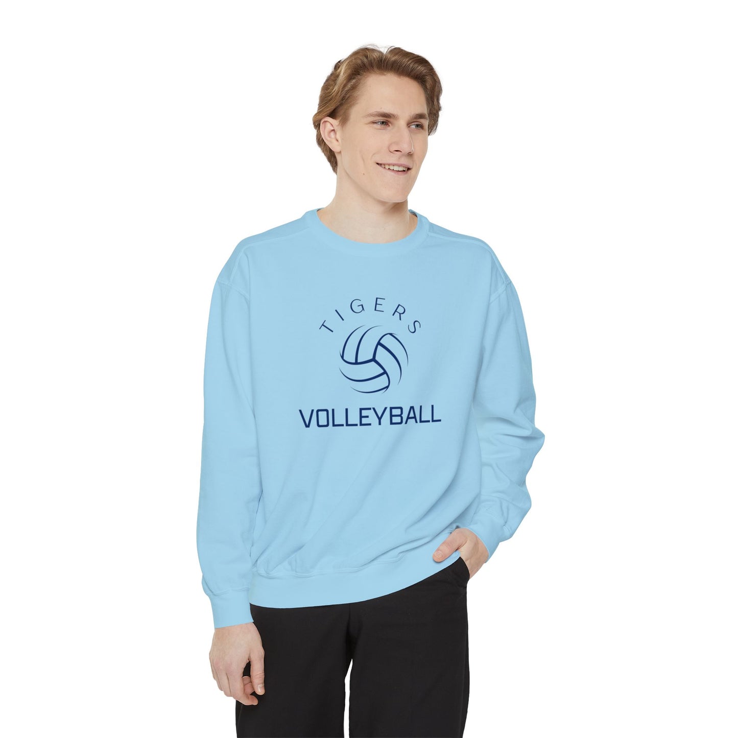 Premium Tigers Volleyball Sweatshirt - Comfort Colors