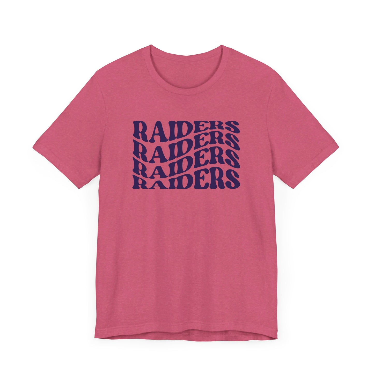 Raiders Wavy Tee - Bella Canvas