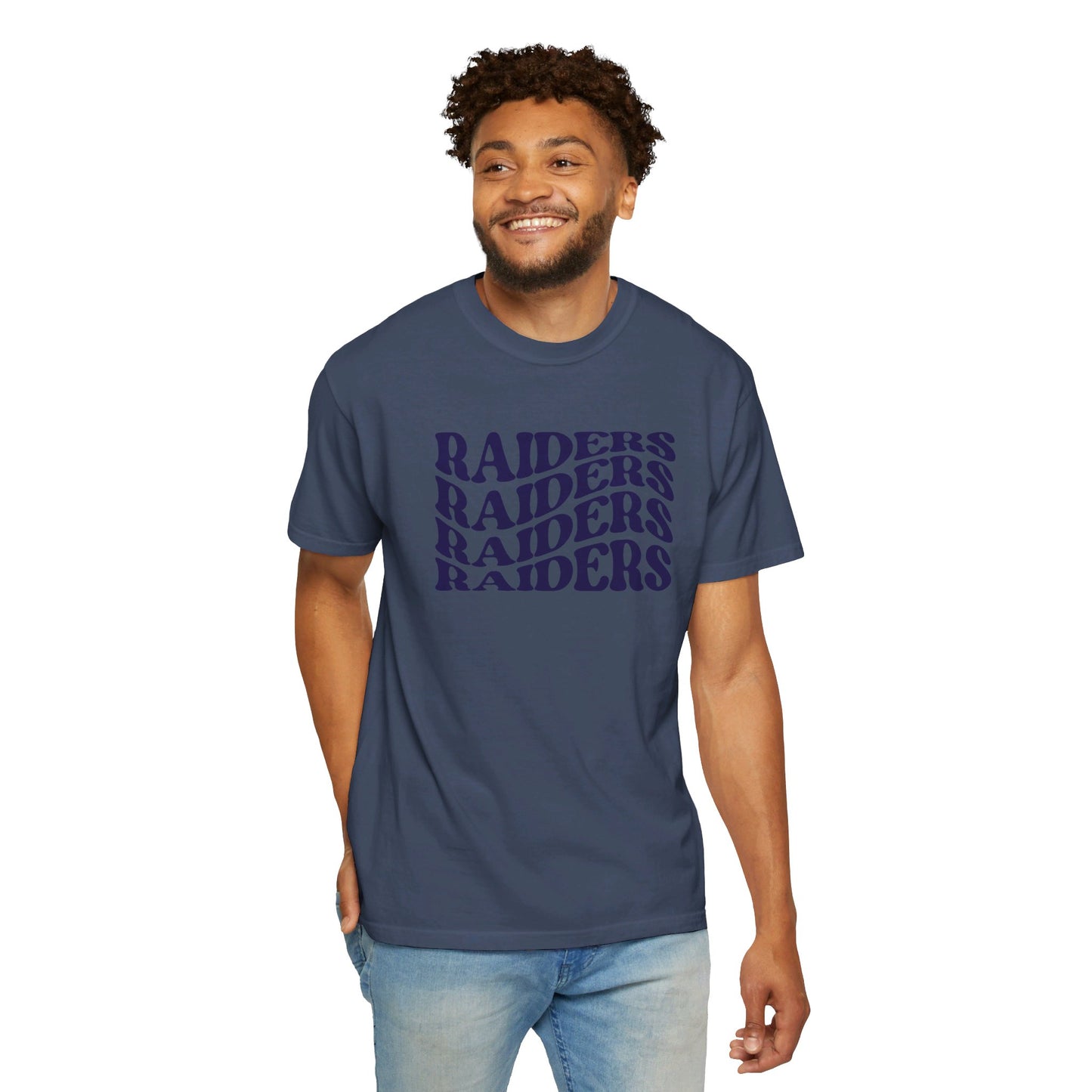 Raiders Wavy Tee - Comfort Colors