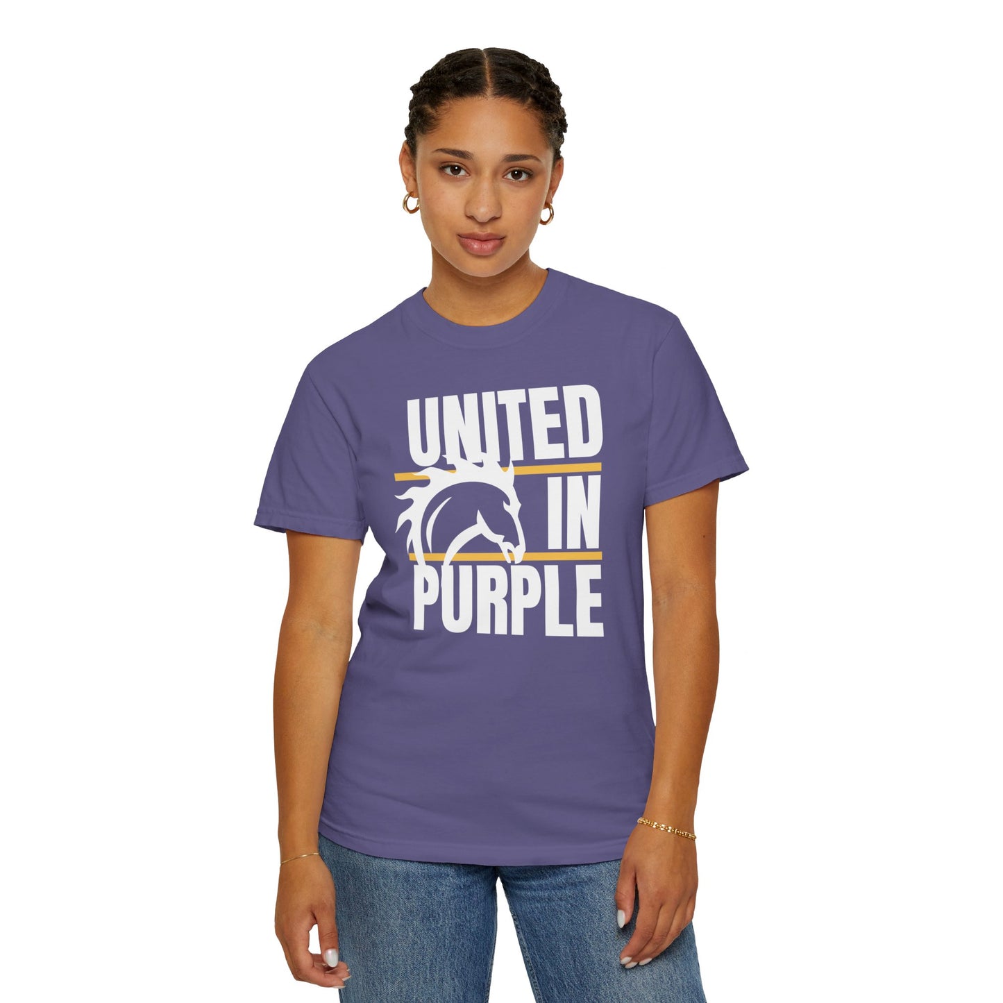 United In Purple Tee - Comfort Colors