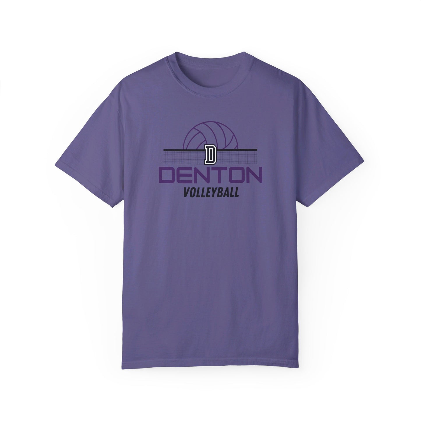 Denton Volleyball Net Tee - Comfort Colors