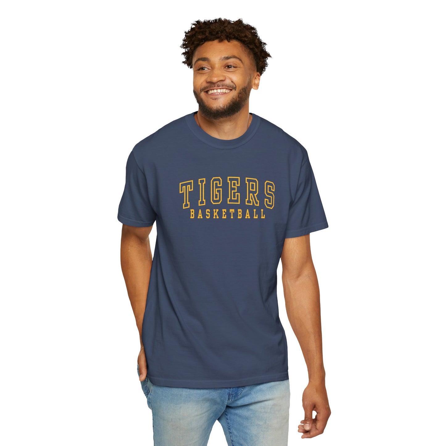 Tigers Basketball Tee - Comfort Colors