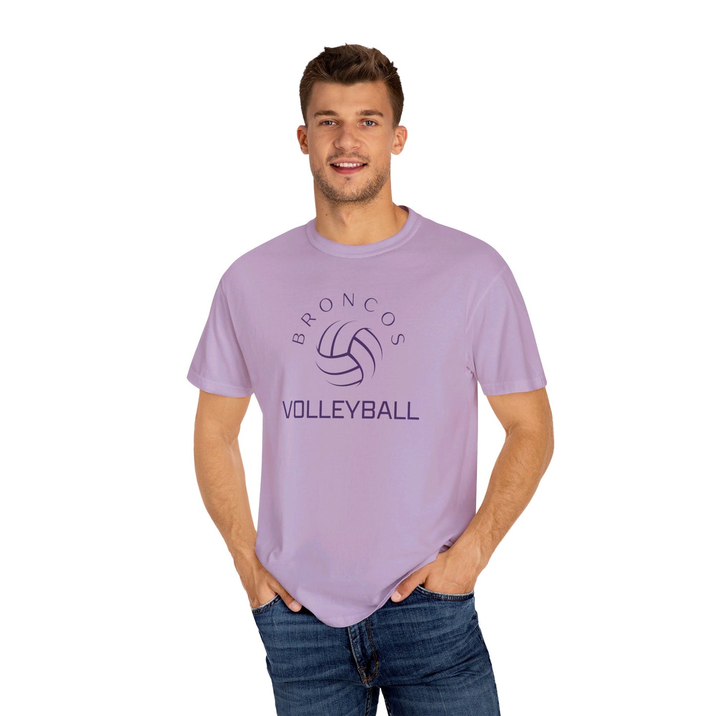 Broncos Volleyball Tee - Comfort Colors