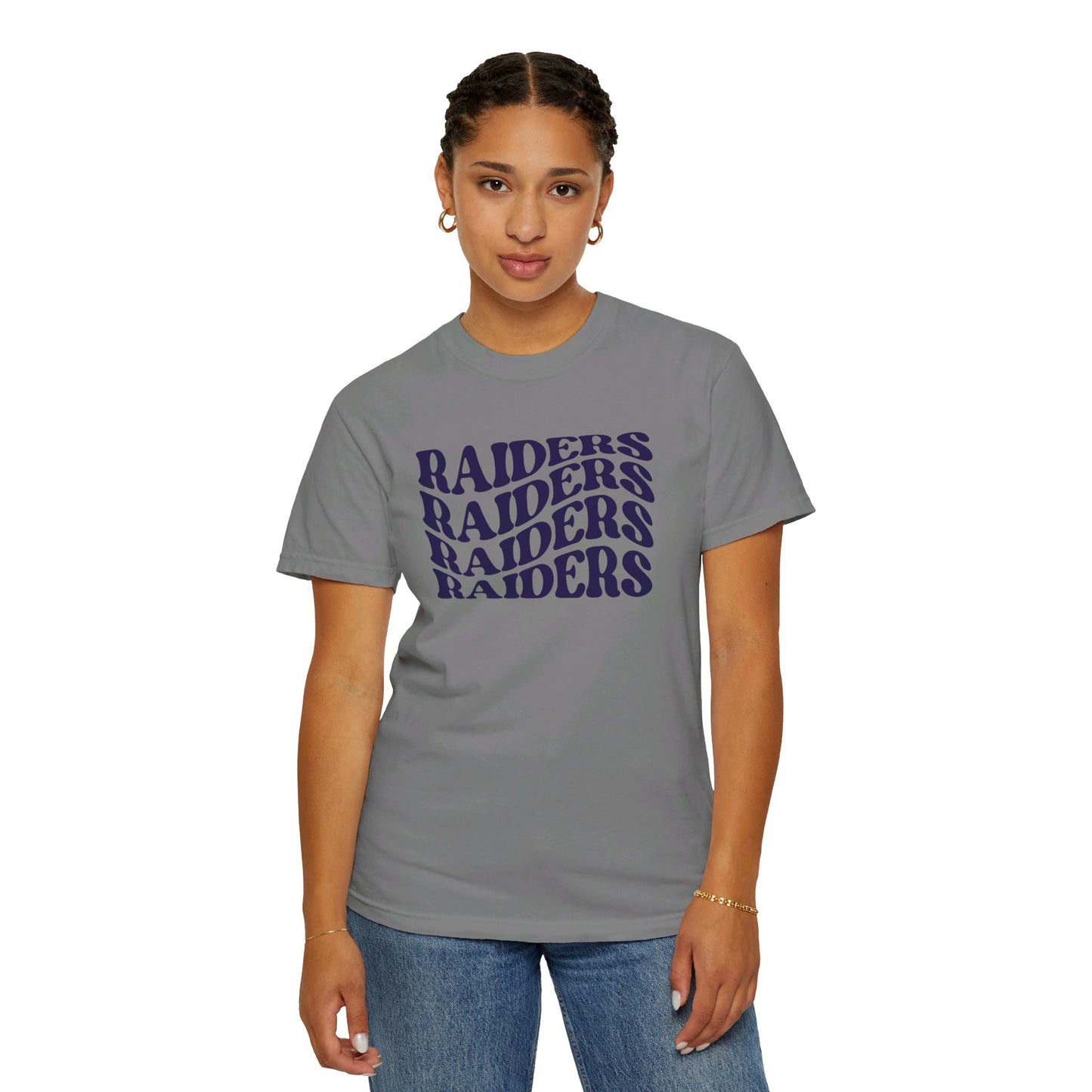 Raiders Wavy Tee - Comfort Colors