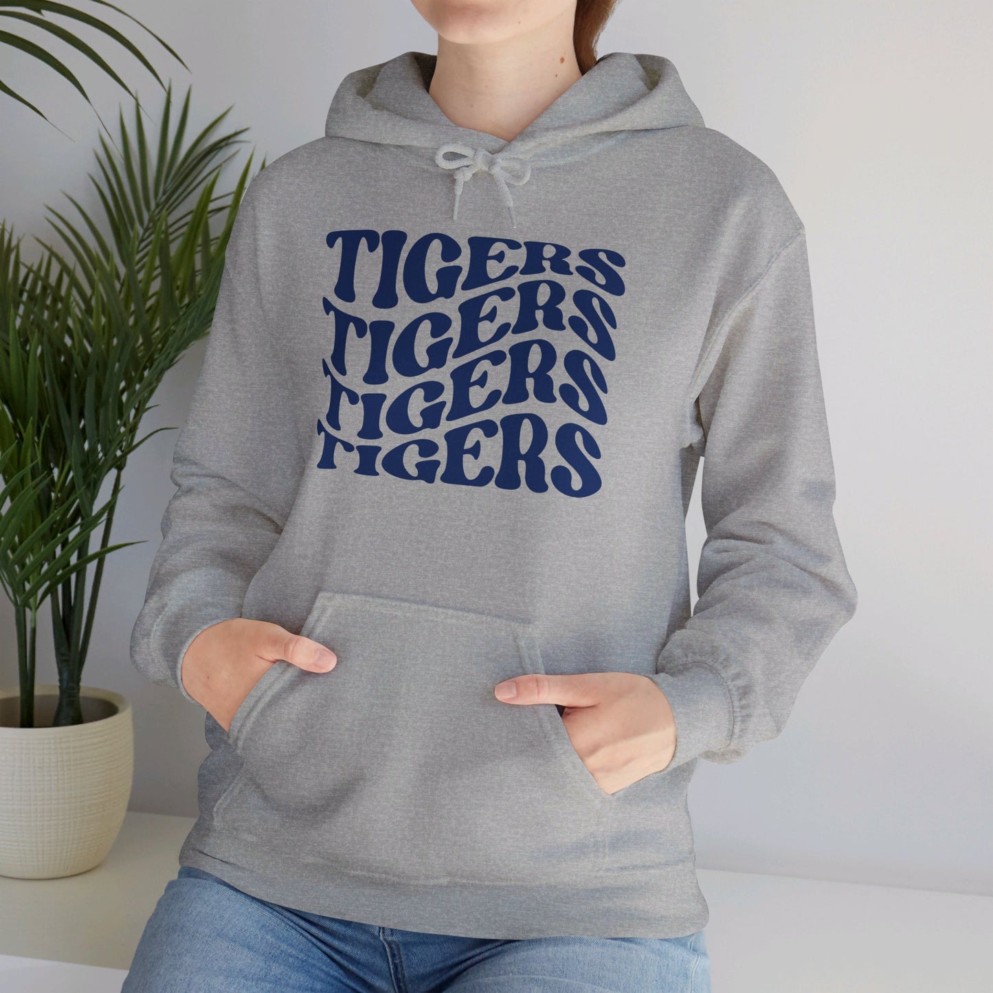 Tigers Wavy Hoodie