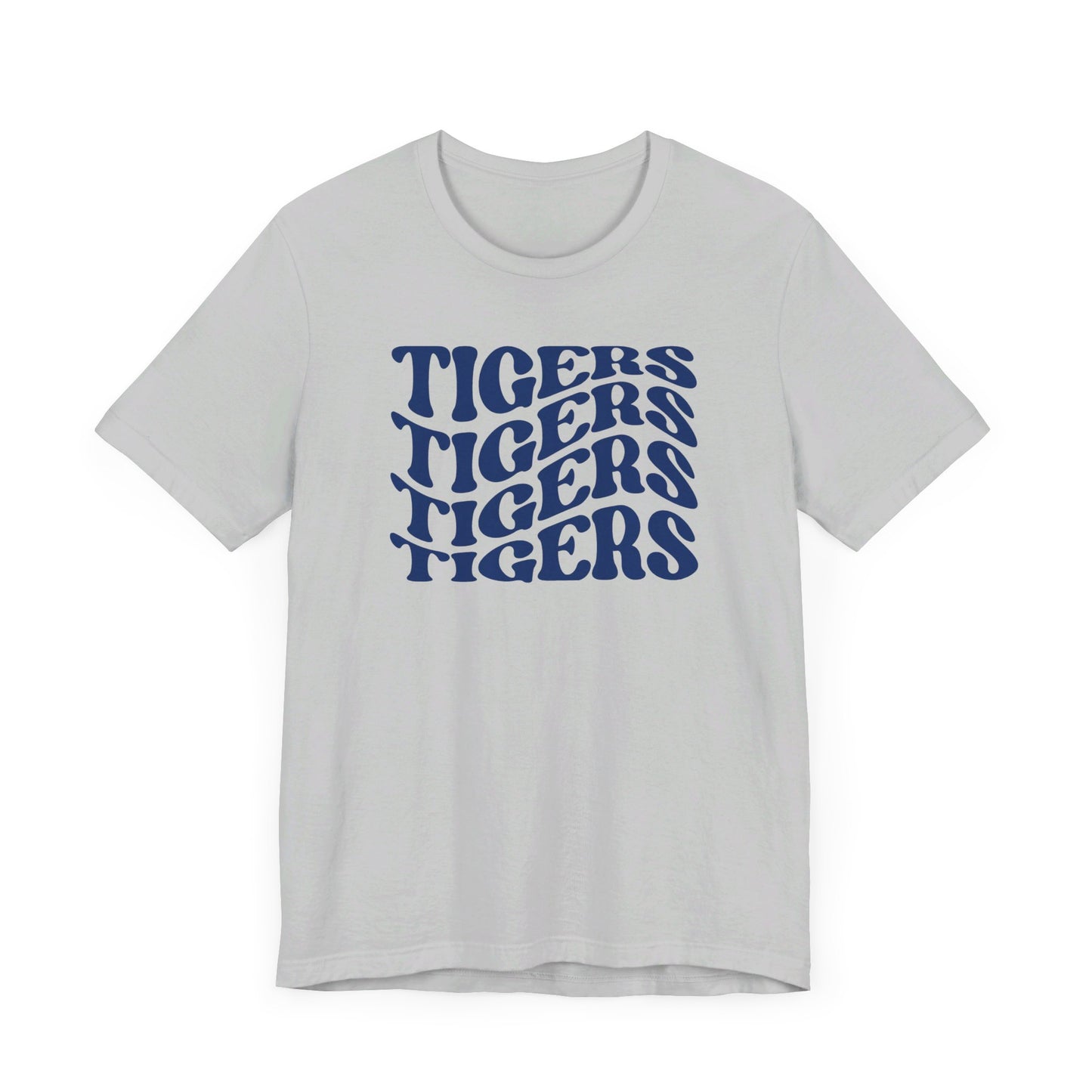 Tigers Wavy Tee - Bella Canvas