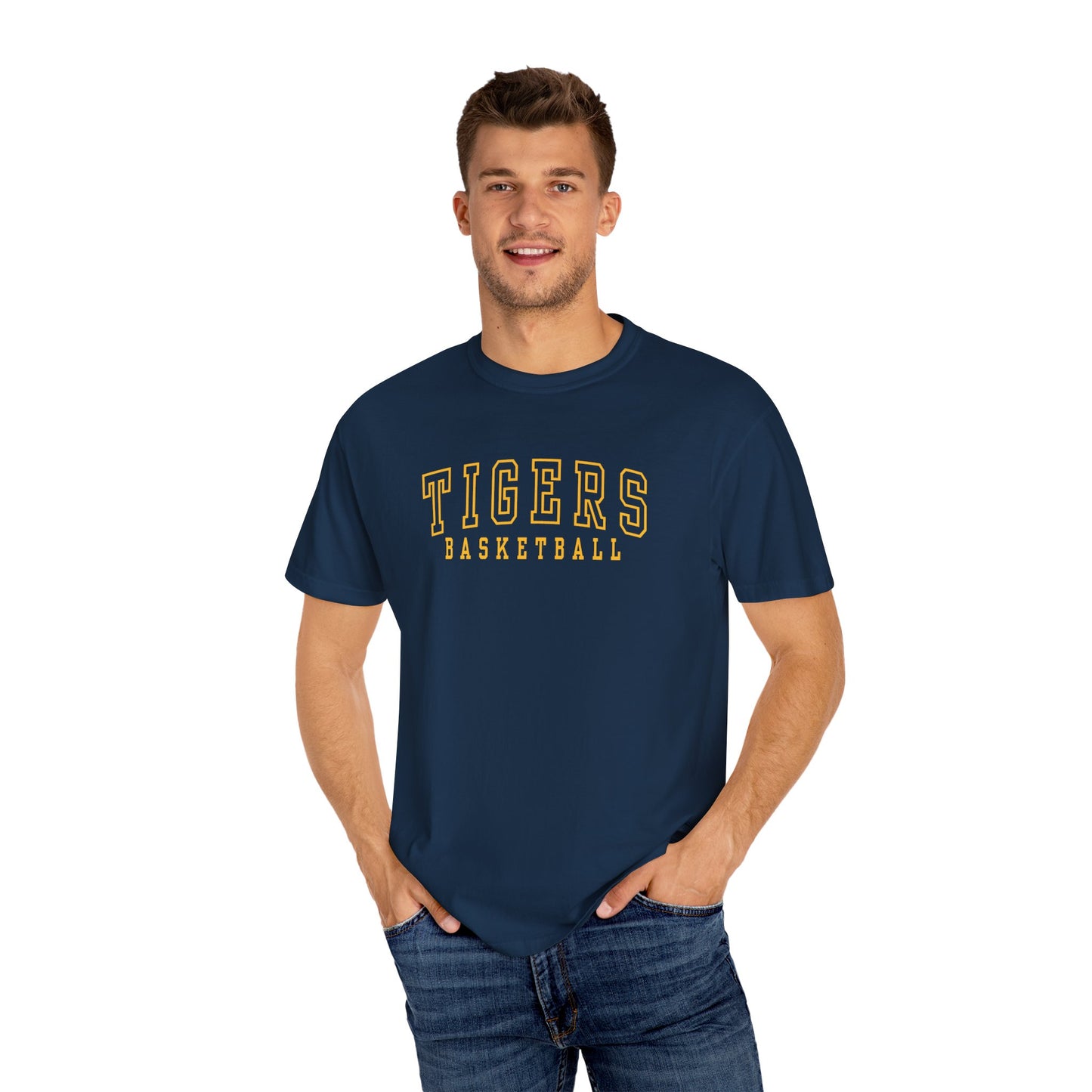 Tigers Basketball Tee - Comfort Colors