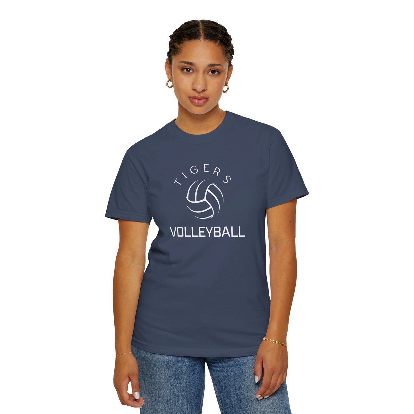 Tigers Volleyball Tee - Comfort Colors