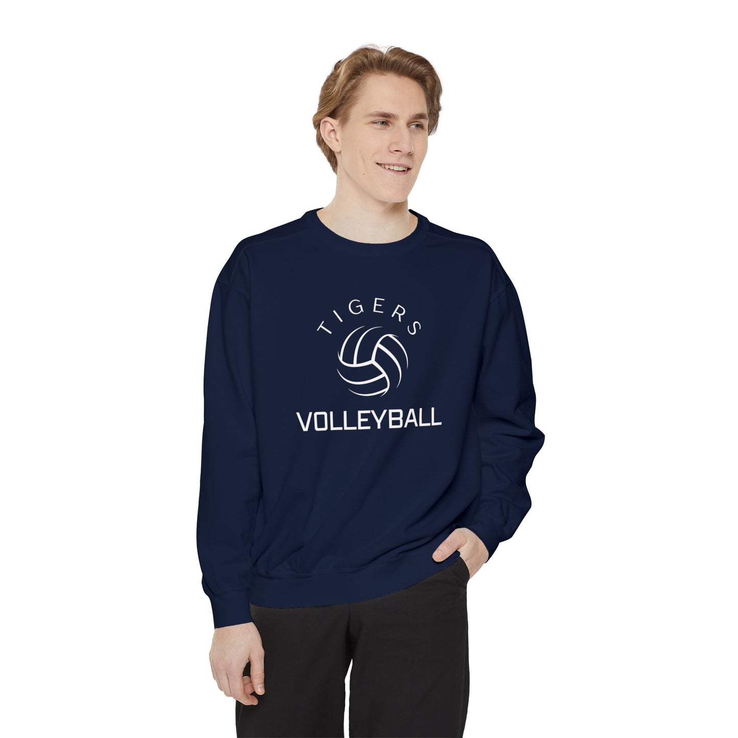 Premium Tigers Volleyball Sweatshirt - Comfort Colors