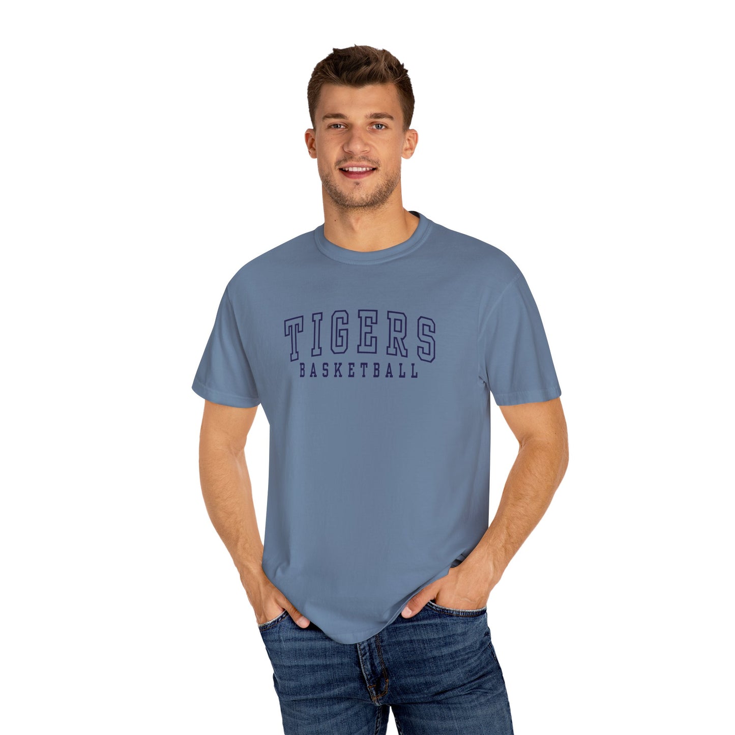 Tigers Basketball Tee - Comfort Colors