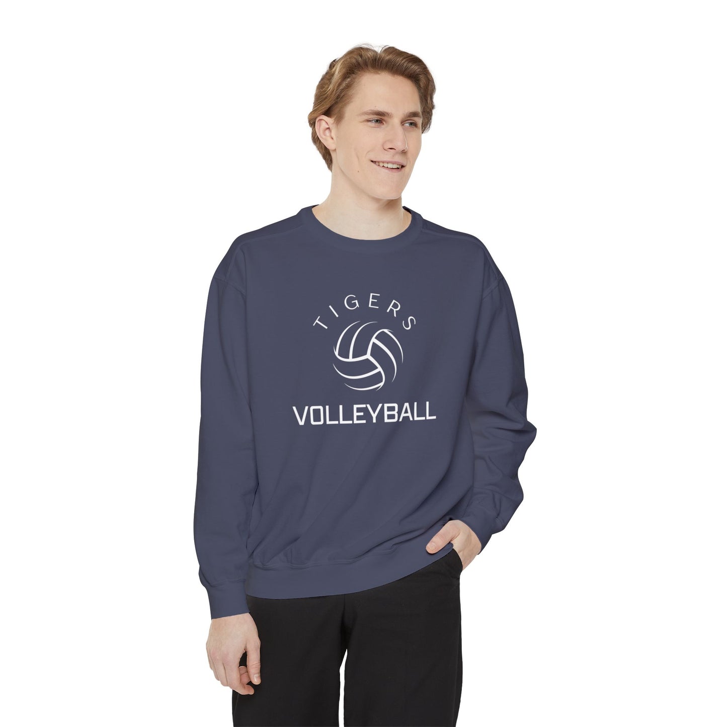 Premium Tigers Volleyball Sweatshirt - Comfort Colors