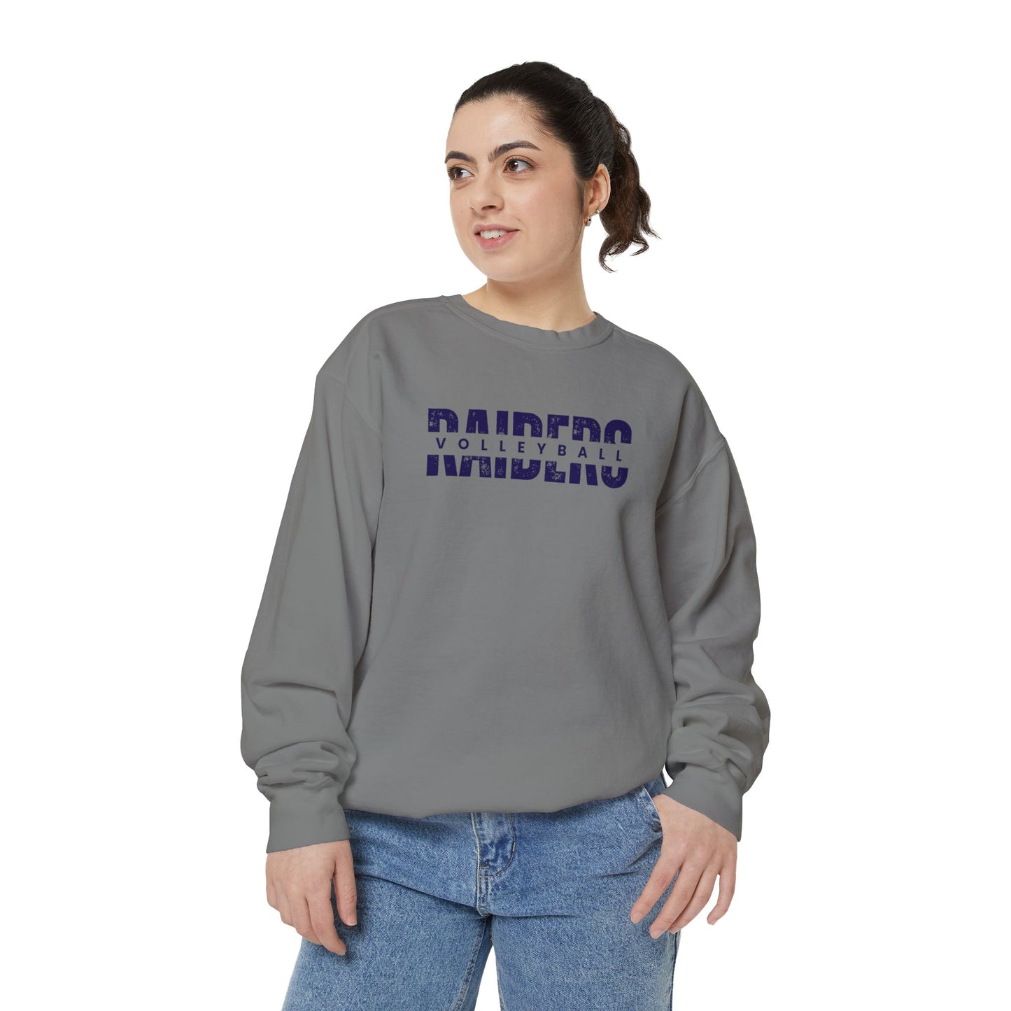 Premium Raiders Split Volleyball Sweatshirt - Comfort Colors