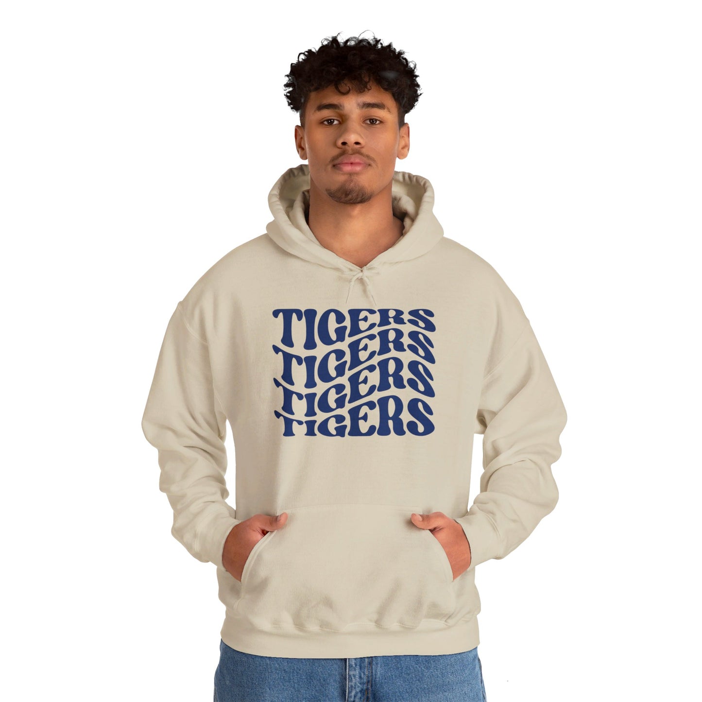 Tigers Wavy Hoodie