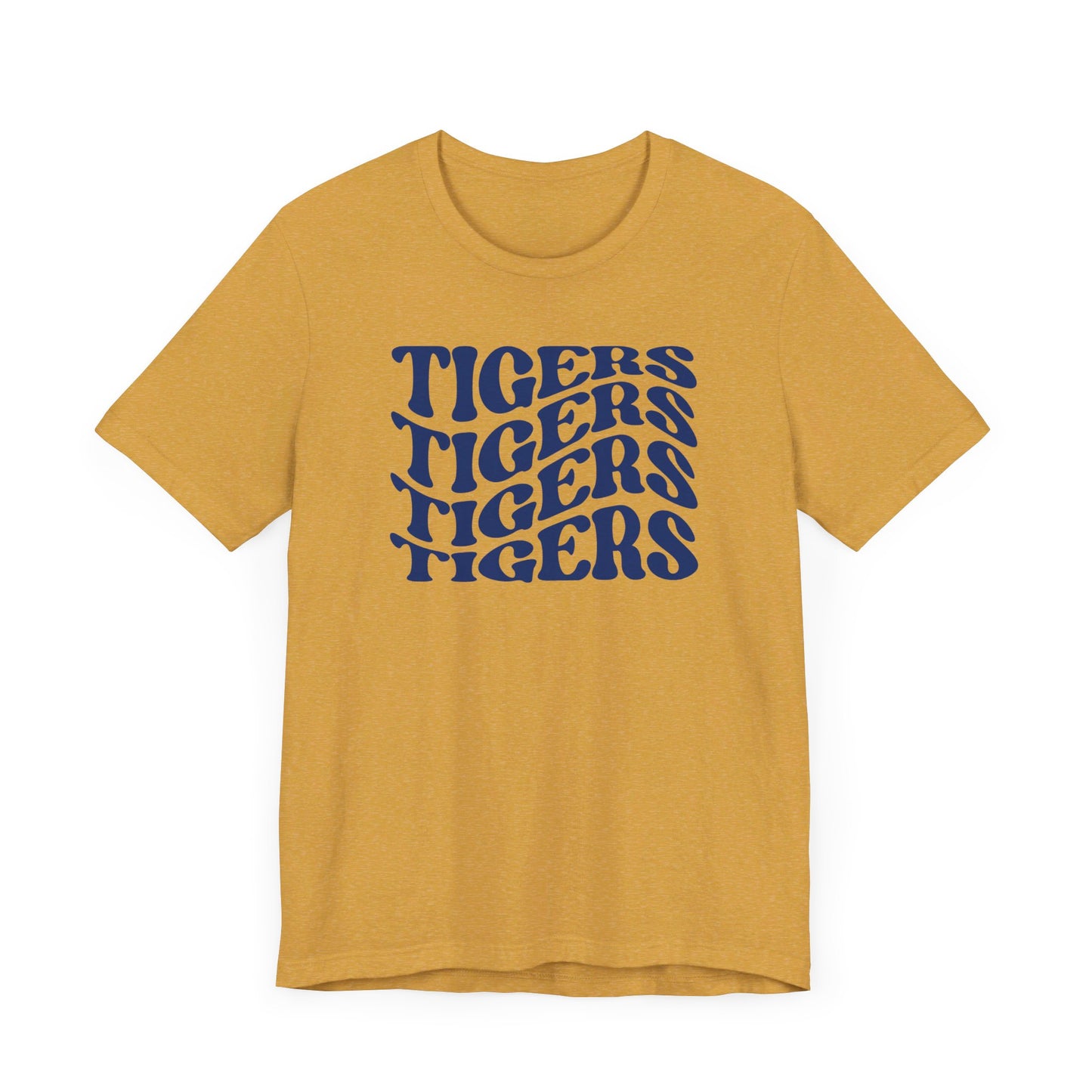 Tigers Wavy Tee - Bella Canvas