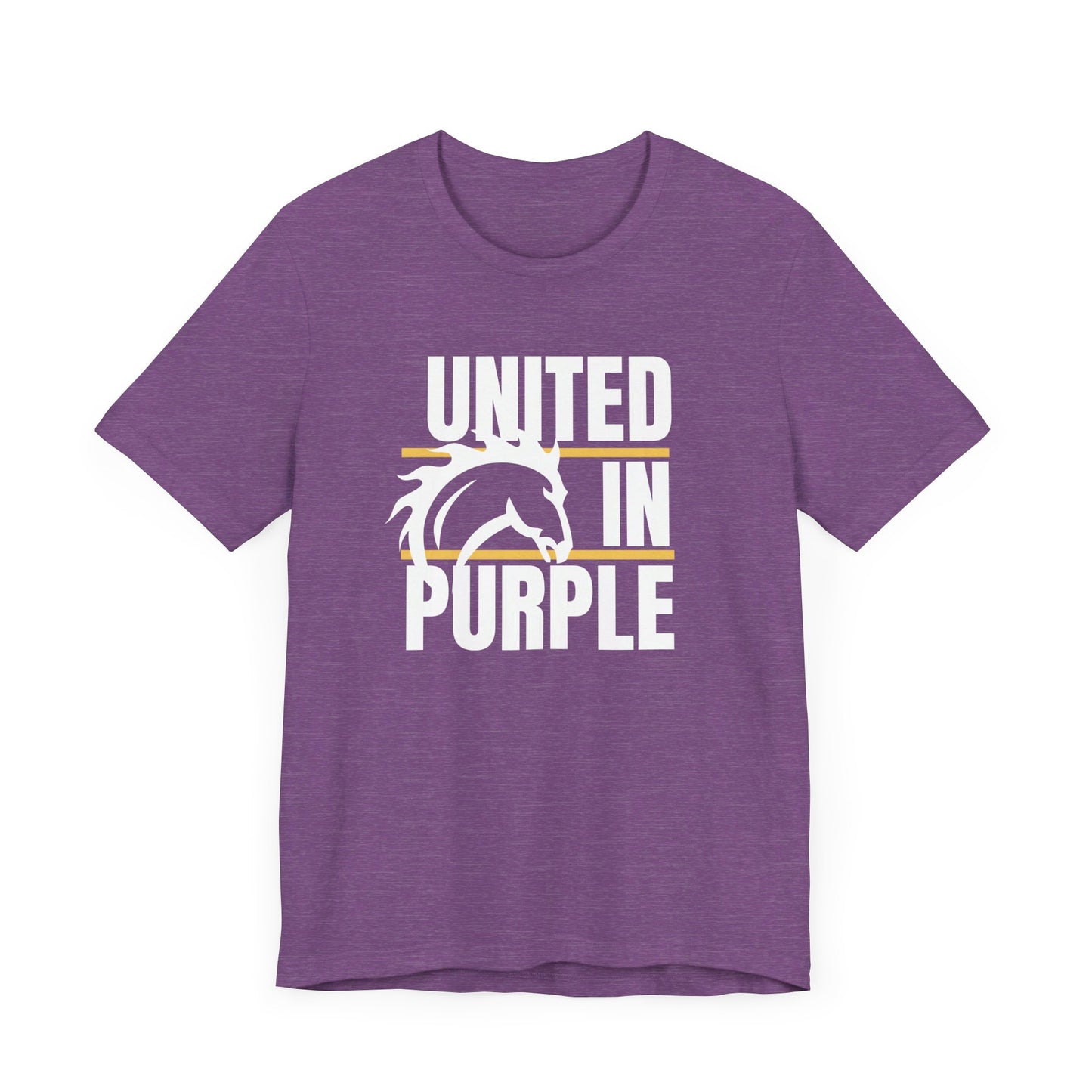 United In Purple Tee - Bella Canvas