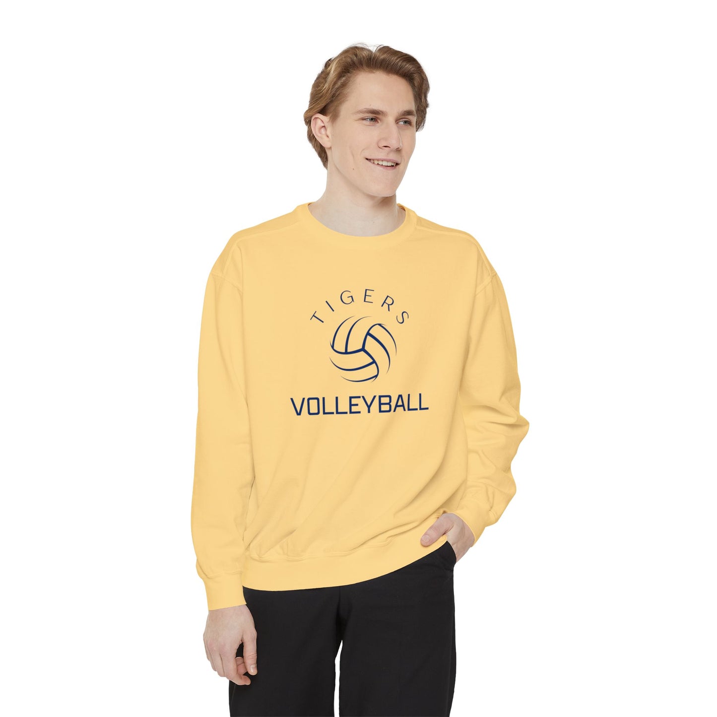 Premium Tigers Volleyball Sweatshirt - Comfort Colors