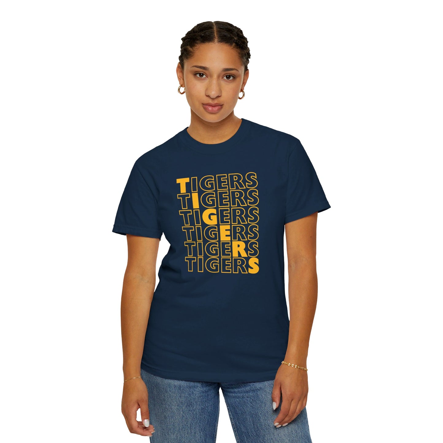 Tigers Repeat Tee - Comfort Colors