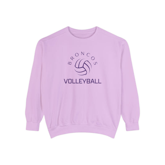 Premium Bronco Volleyball Sweatshirt - Comfort Colors