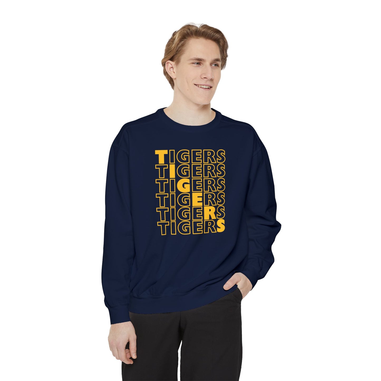 Premium Tigers Repeat Sweatshirt - Comfort Colors