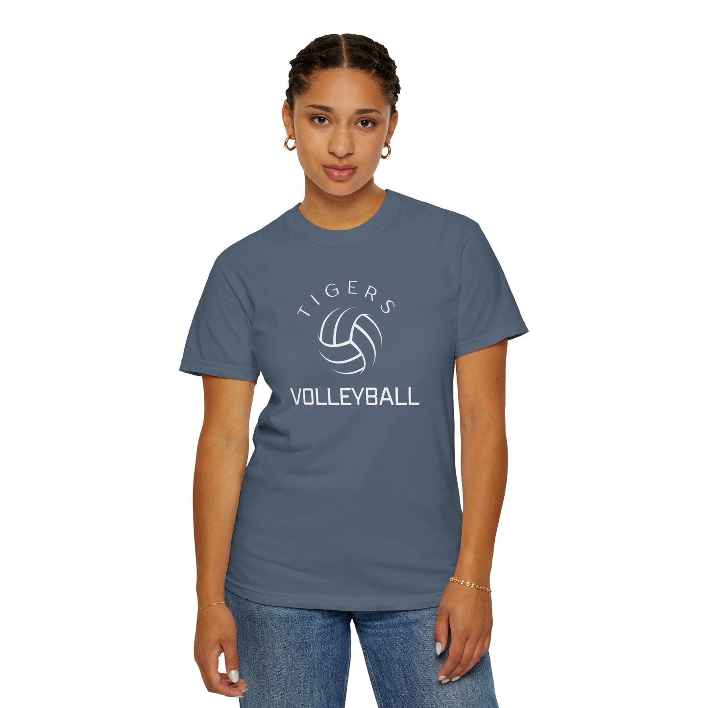 Tigers Volleyball Tee - Comfort Colors