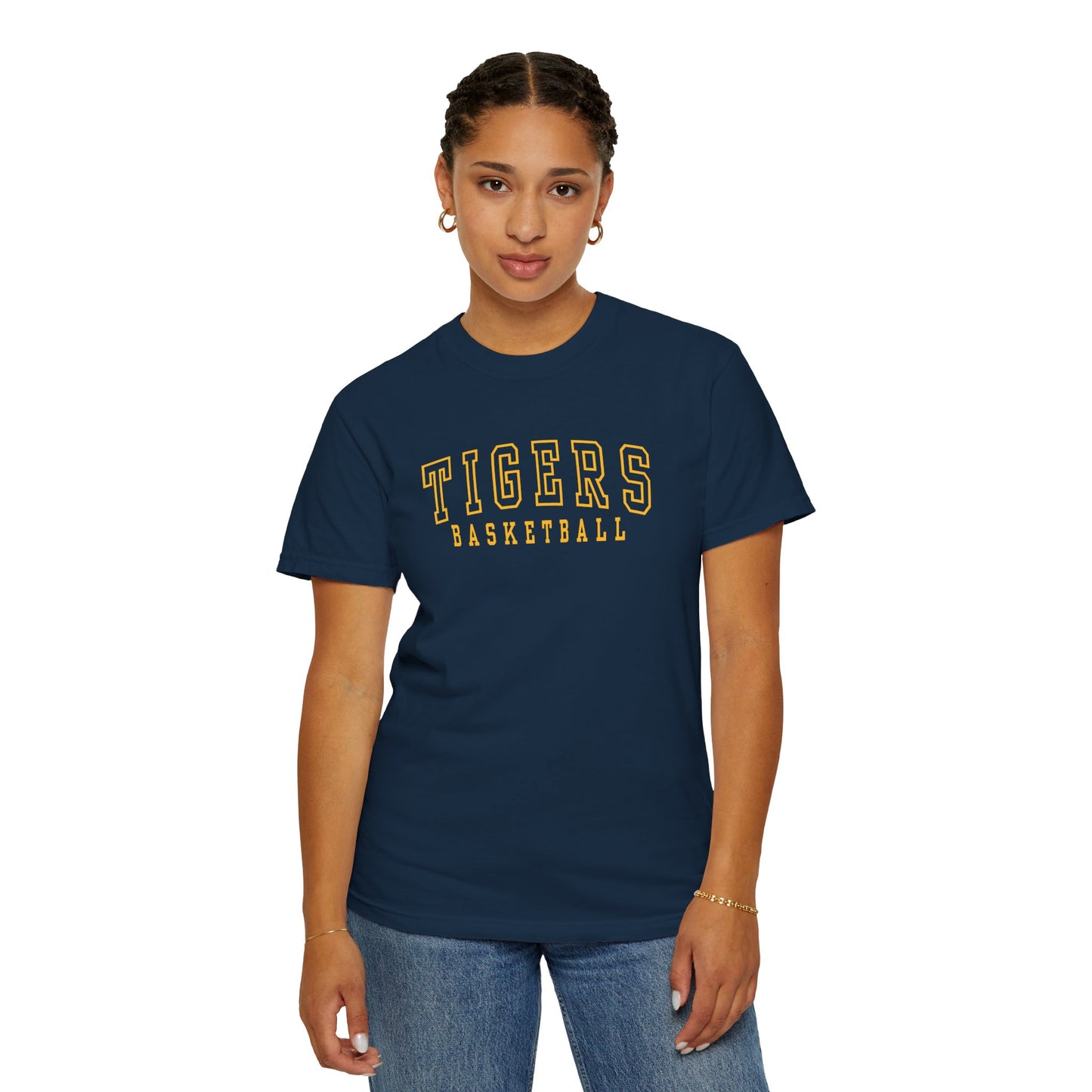 Tigers Basketball Tee - Comfort Colors