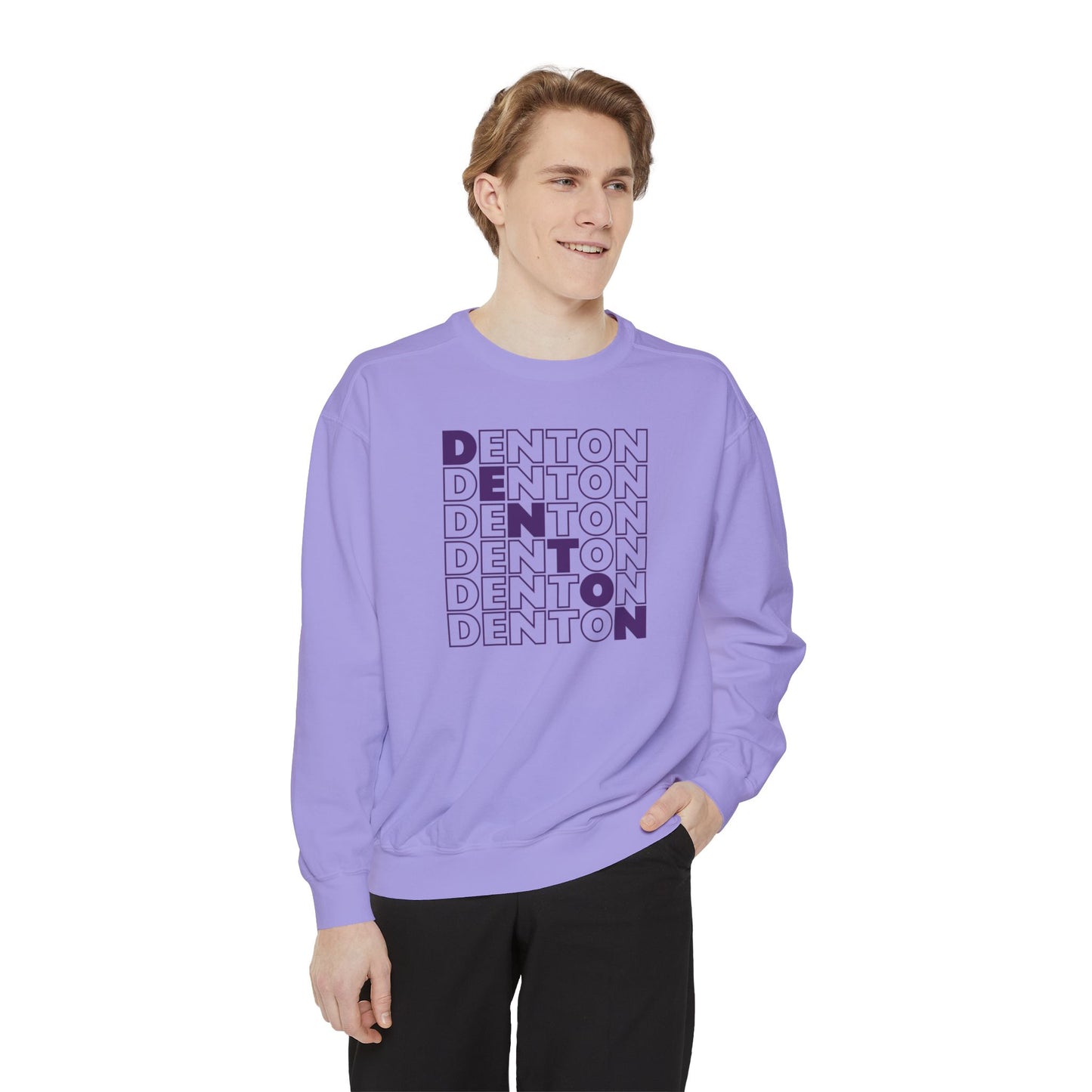 Premium Denton Repeat Sweatshirt - Comfort Colors