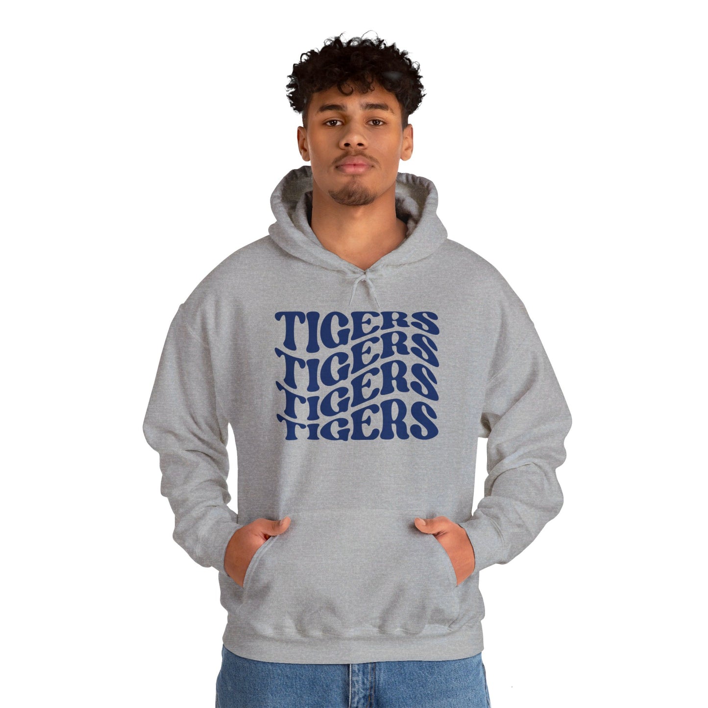 Tigers Wavy Hoodie